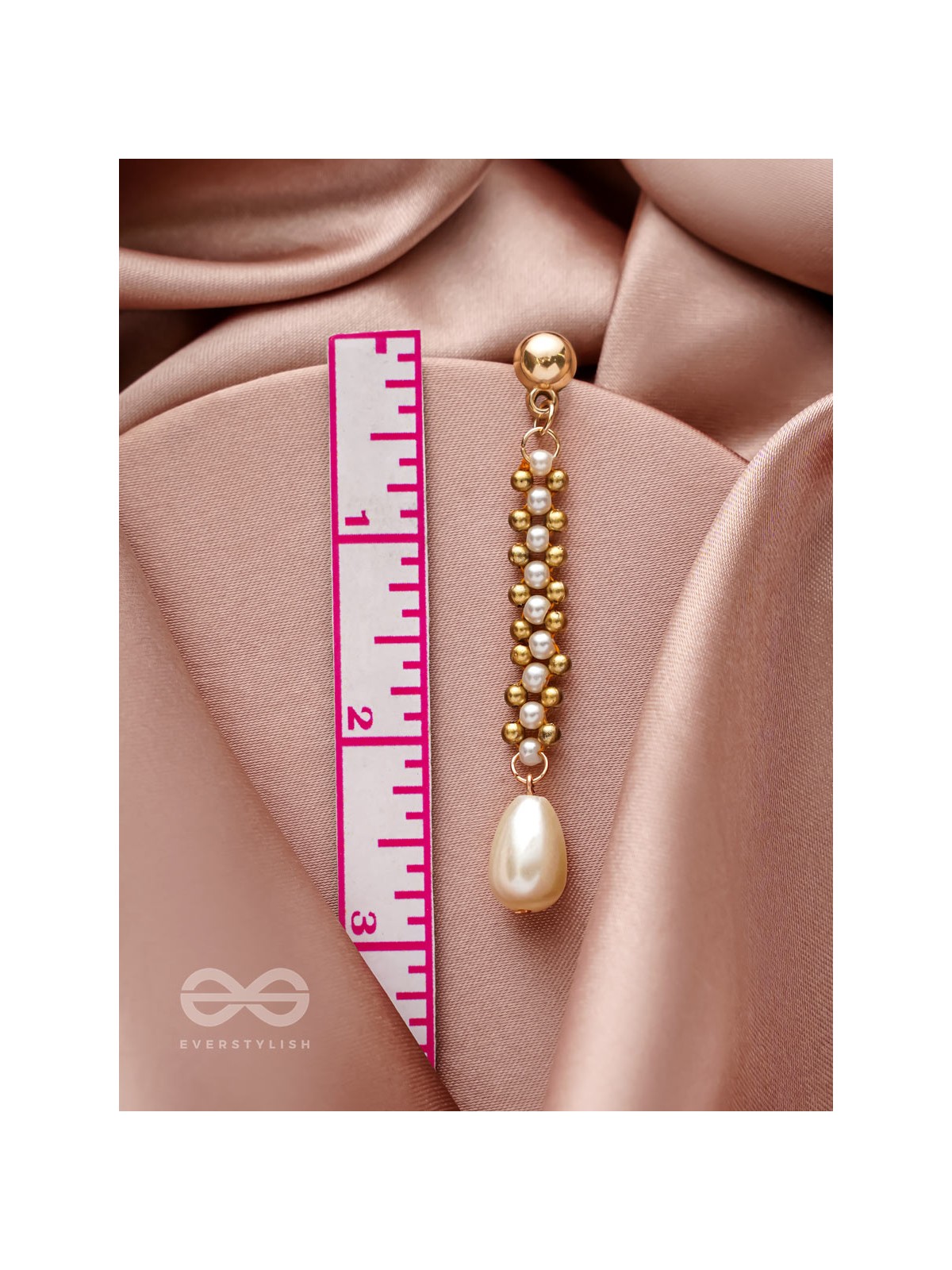 The Golden Path - Golden Pearl Earrings