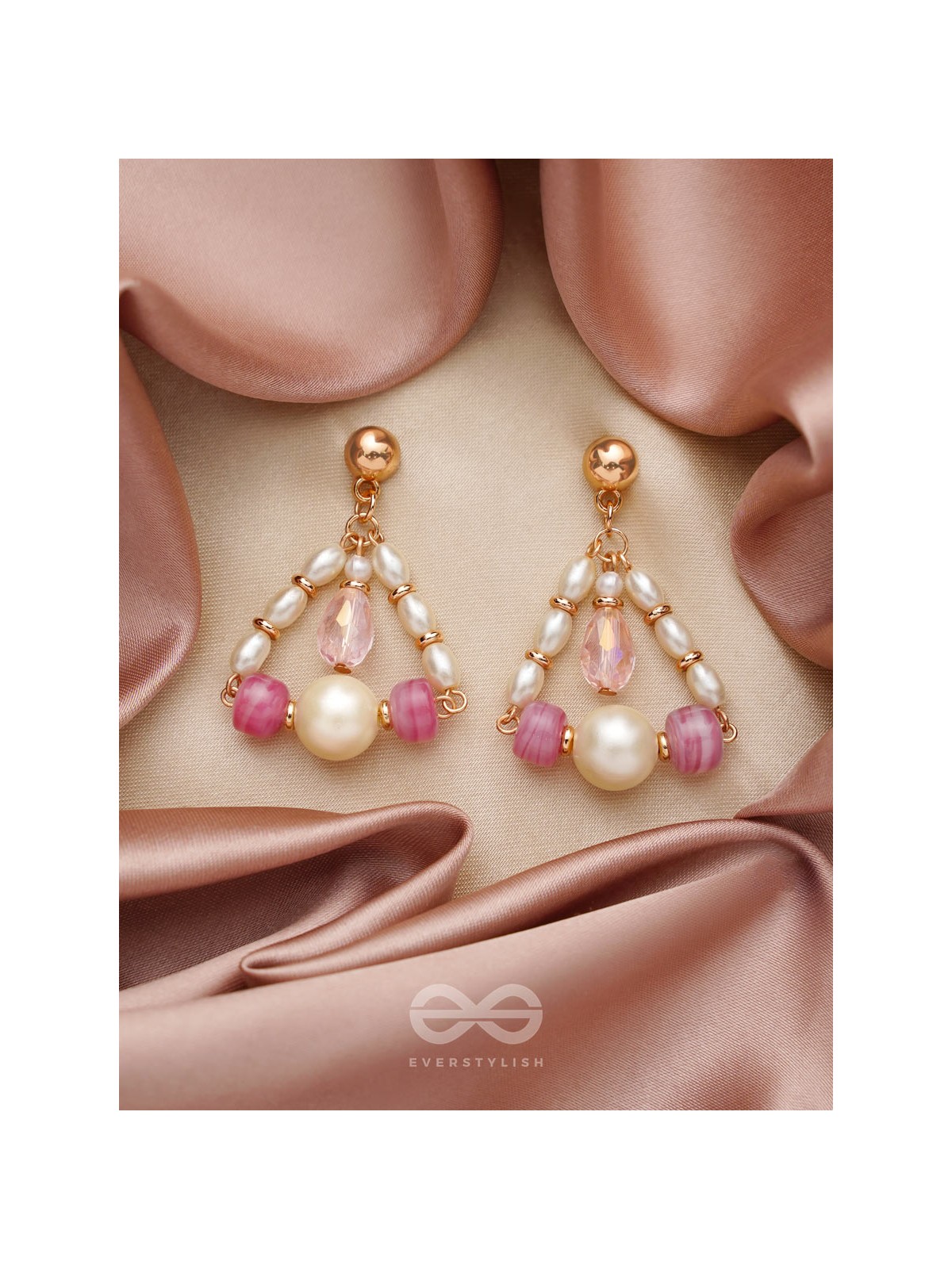 The Cinderella Swing- Golden Embellished Earrings