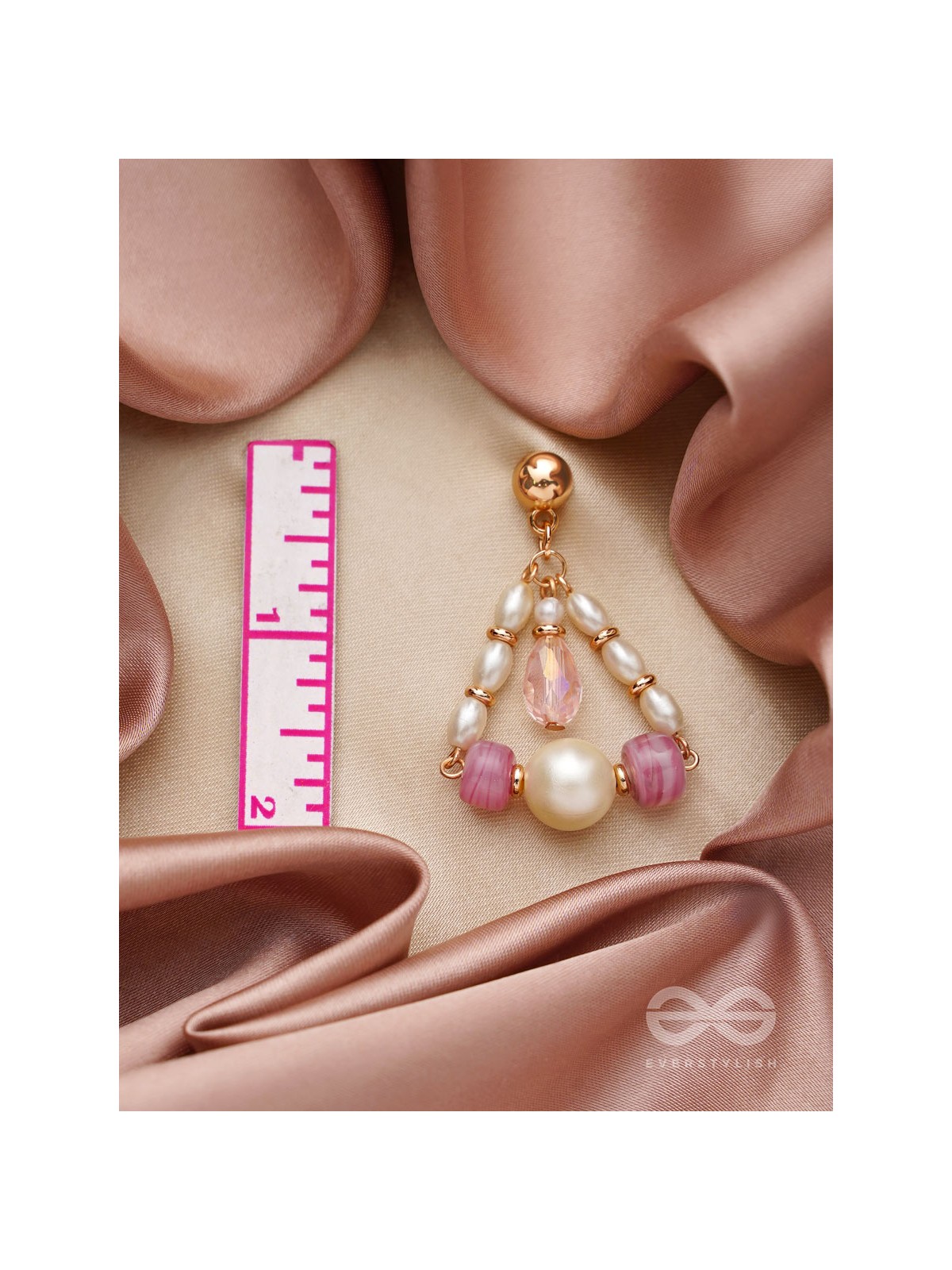 The Cinderella Swing- Golden Embellished Earrings
