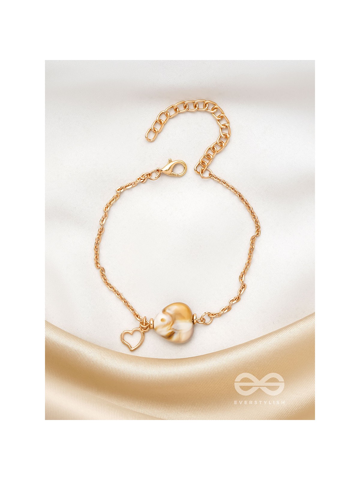The Beach Love- Golden Embellished Bracelet
