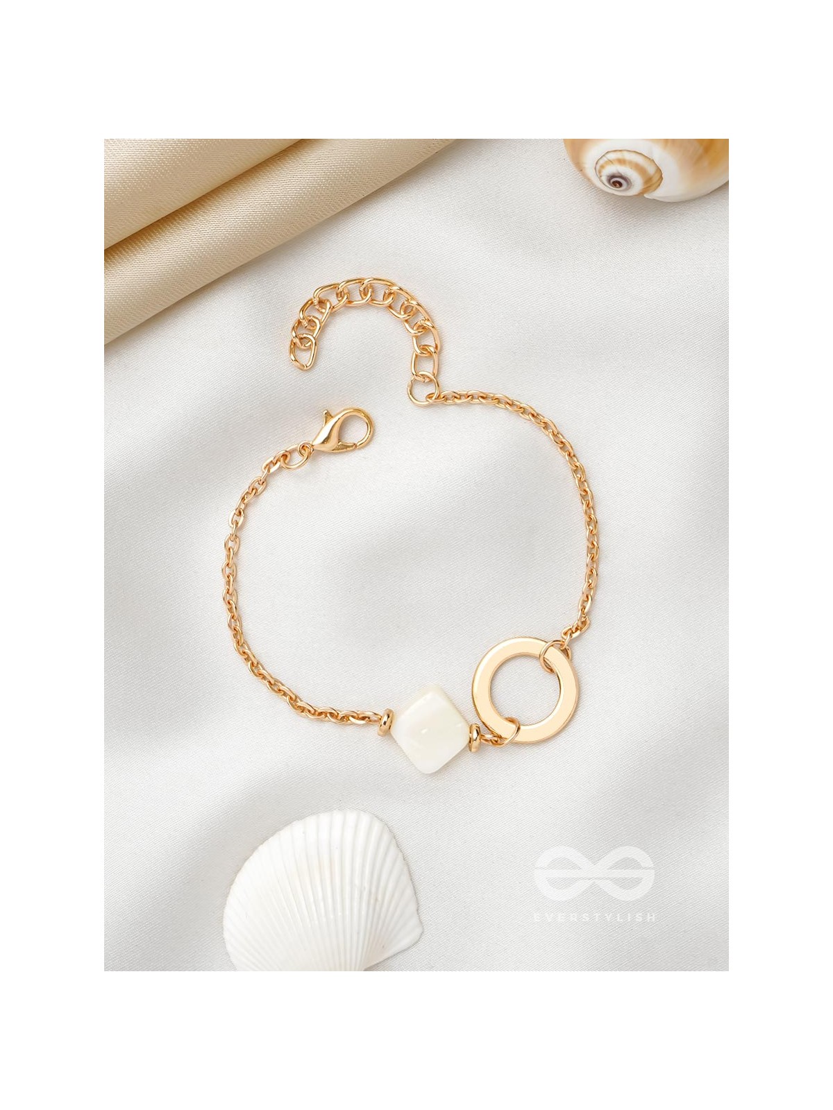 The Sun-kissed Sand- Golden Embellished Bracelet