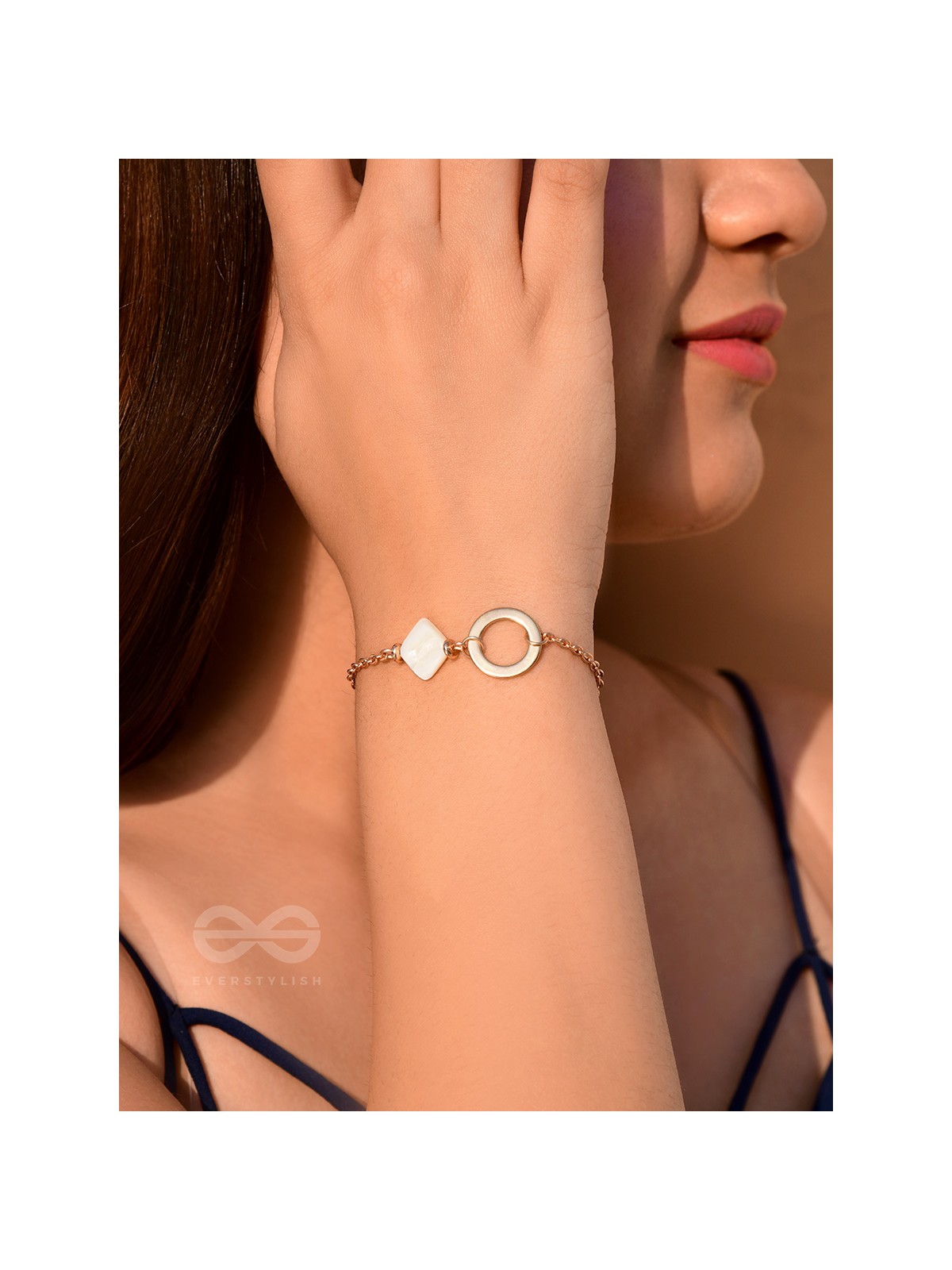 The Sun-kissed Sand- Golden Embellished Bracelet