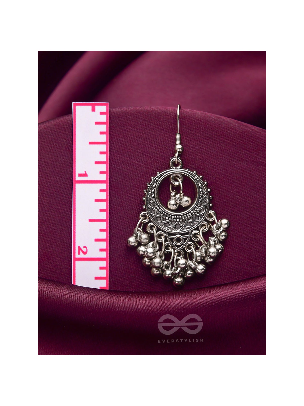 The Rustic Elegance- Oxidised Boho Earrings