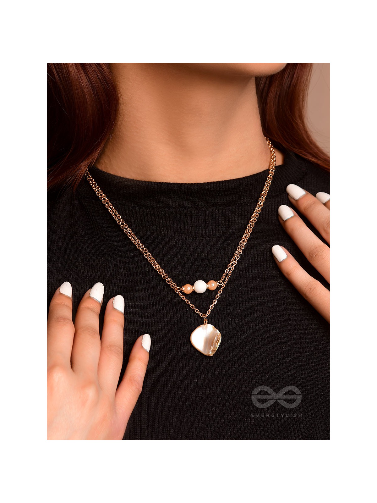 The Shellfish Wish- Golden Layered Necklace With Anti-Tarnish Coating