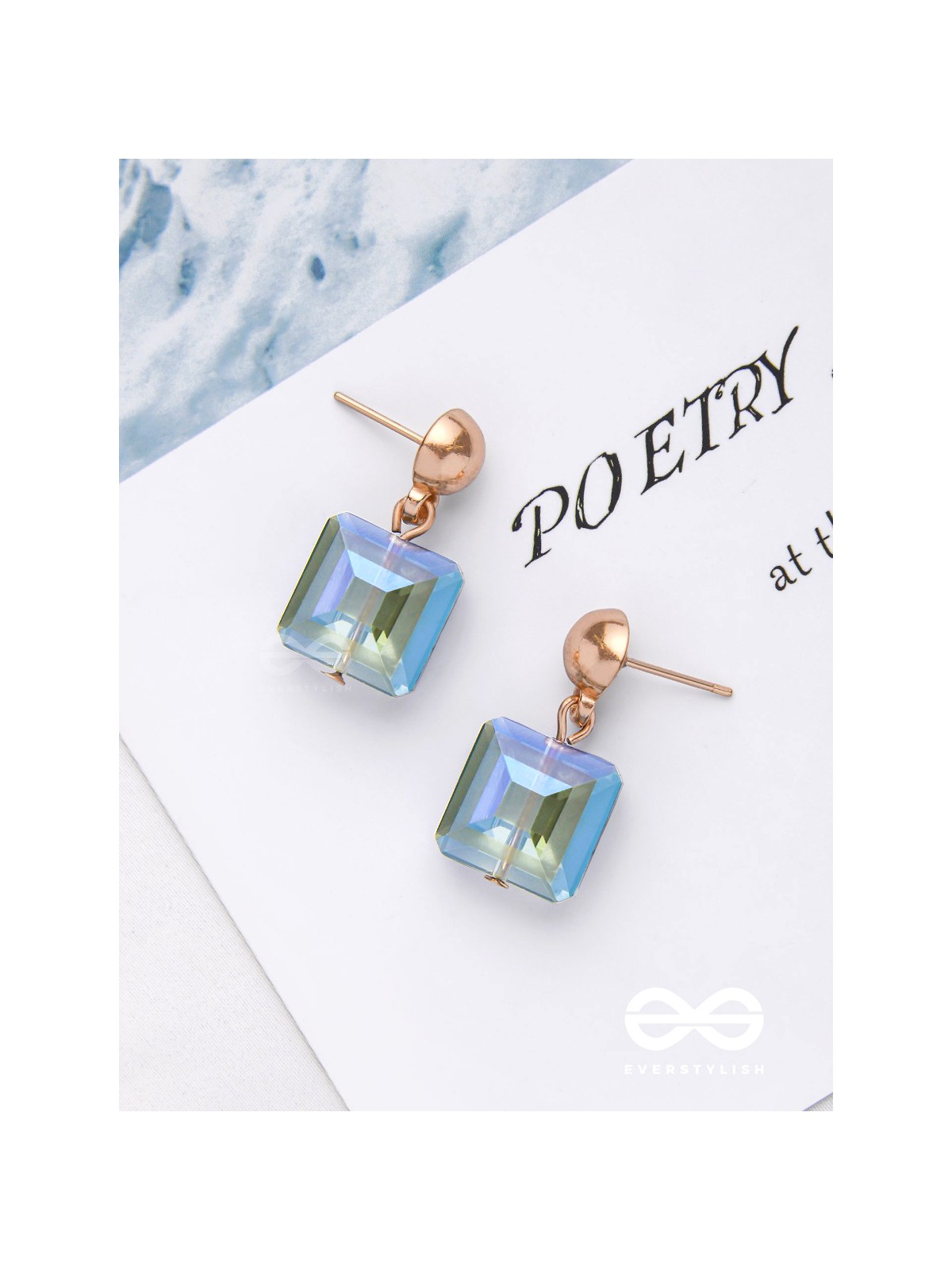 The Gothic Glam- Golden Embellished Earrings