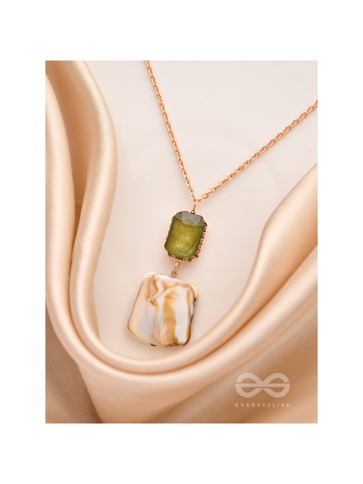 The Sea Goddess- Golden Shell Necklace With Anti-Tarnish Coating 