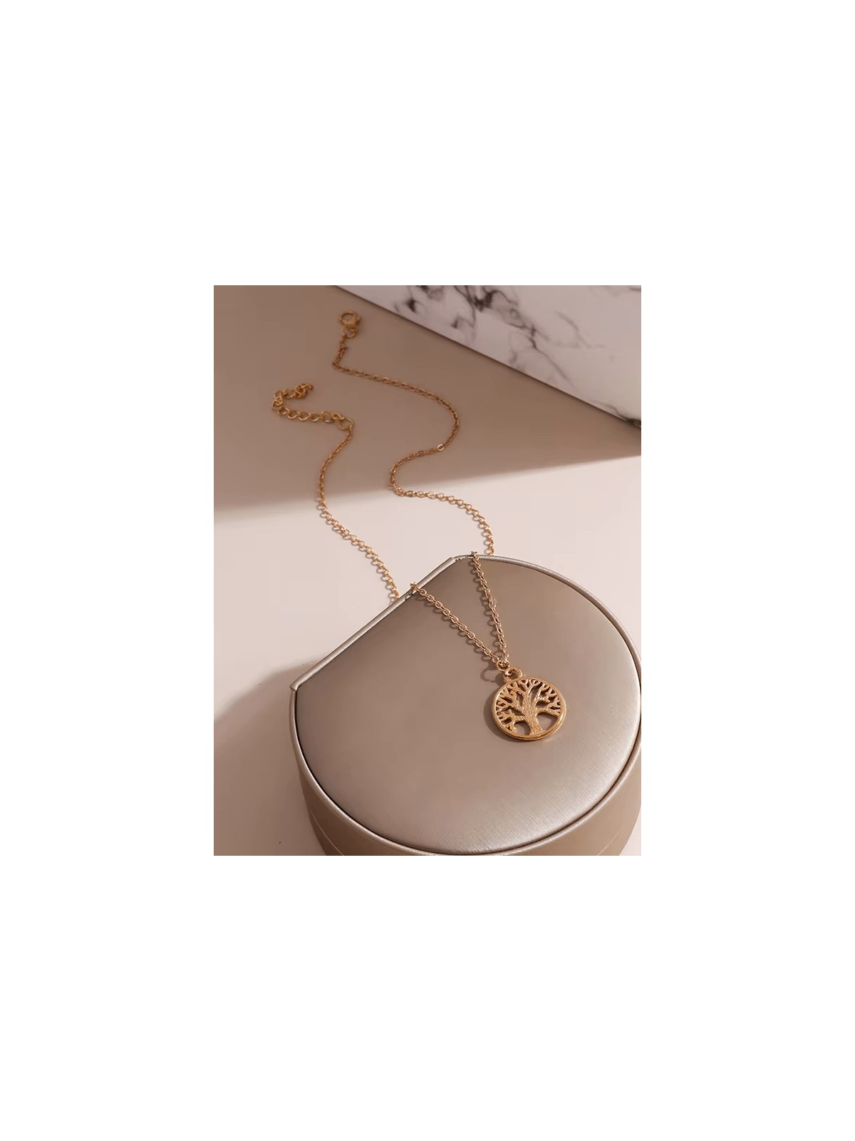 The Golden Grove- Golden Embellished Necklace With Anti-Tarnish Coating