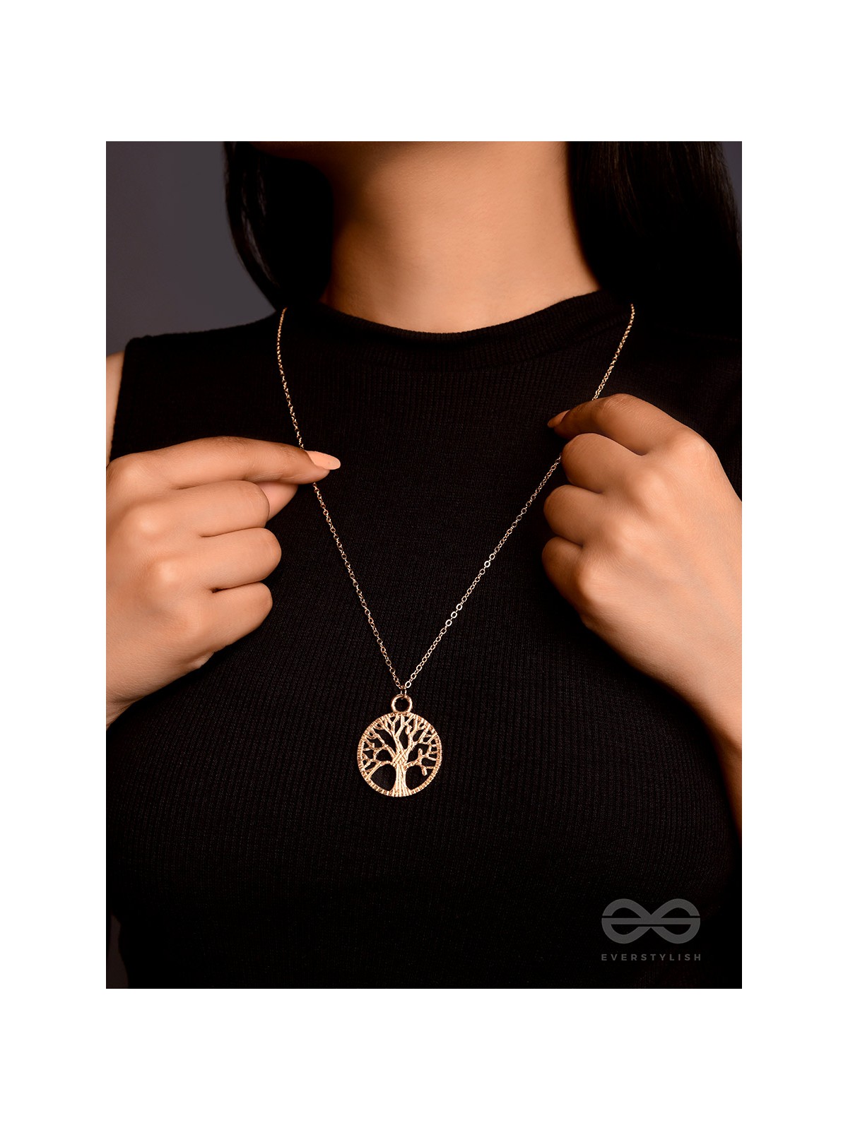 The Golden Grove- Golden Embellished Necklace With Anti-Tarnish Coating