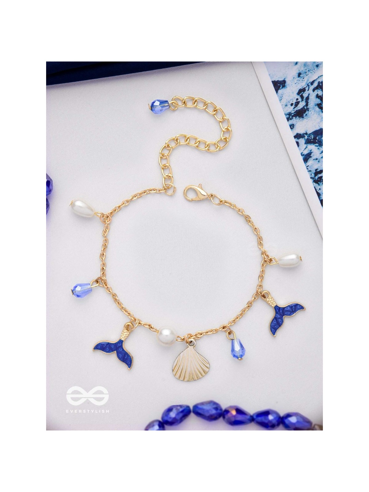 The Mermaid's Kiss- Golden Pearl Bracelet