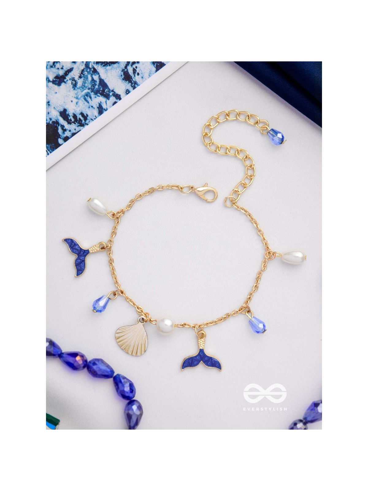 The Mermaid's Kiss- Golden Pearl Bracelet