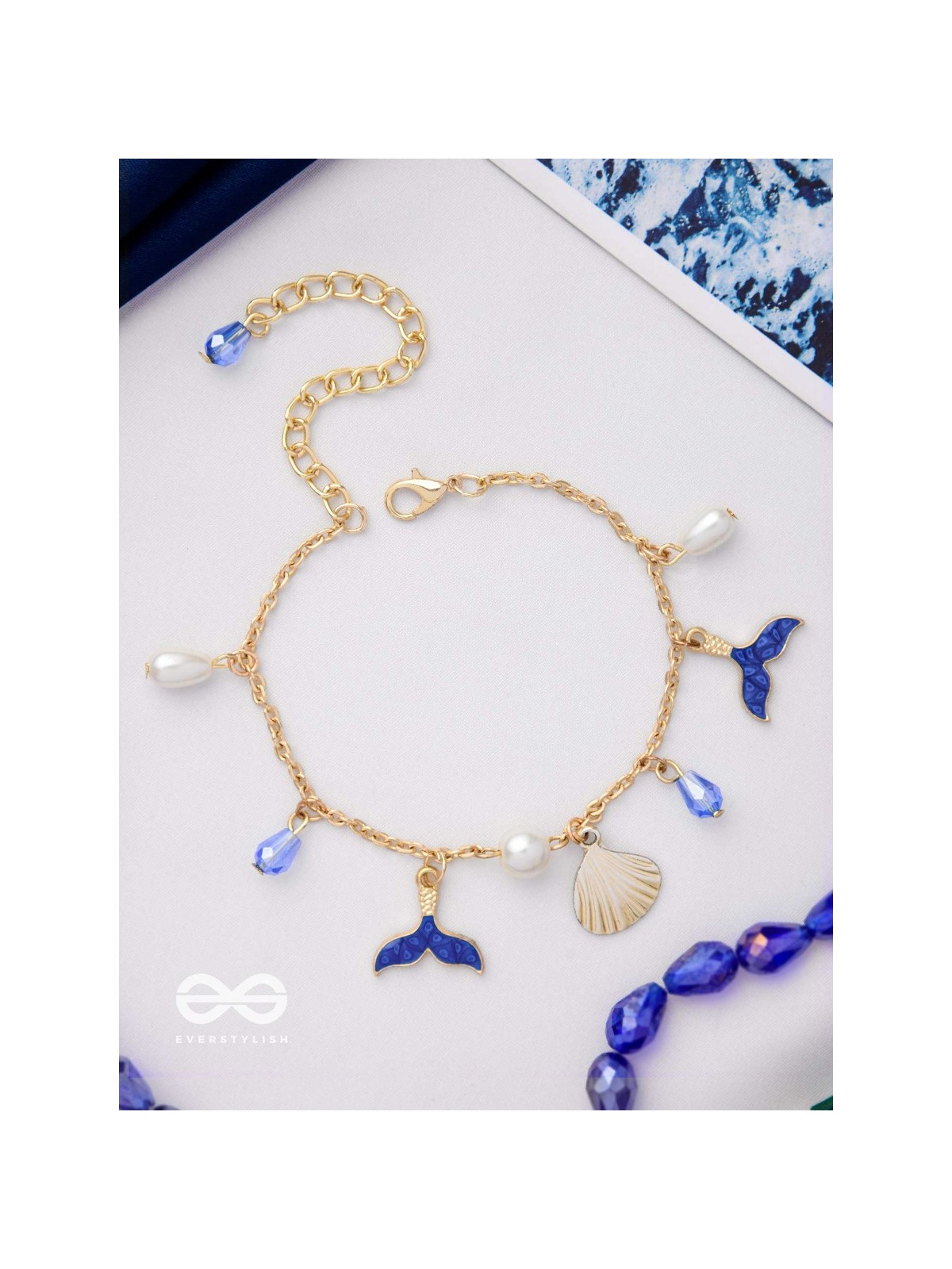 The Mermaid's Kiss- Golden Pearl Bracelet