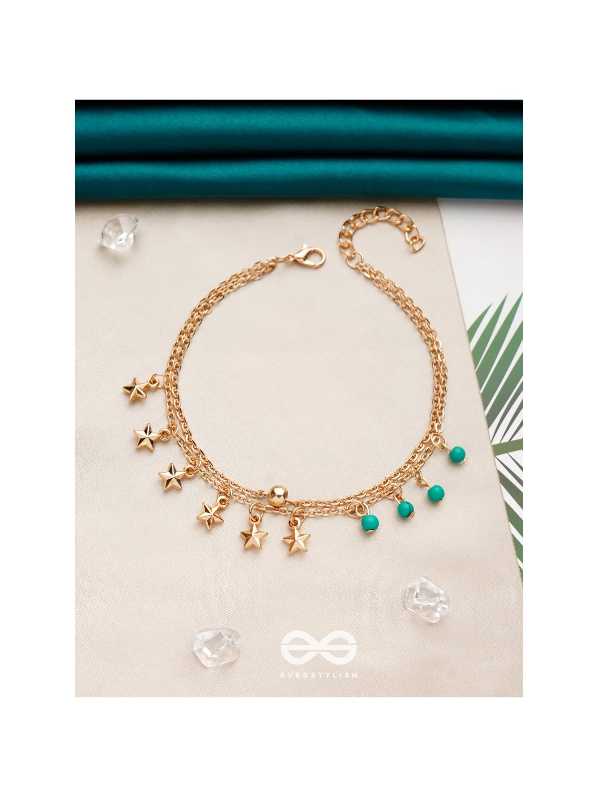 Twinkle Twinkle Lil Star- Golden Embellished Bracelet