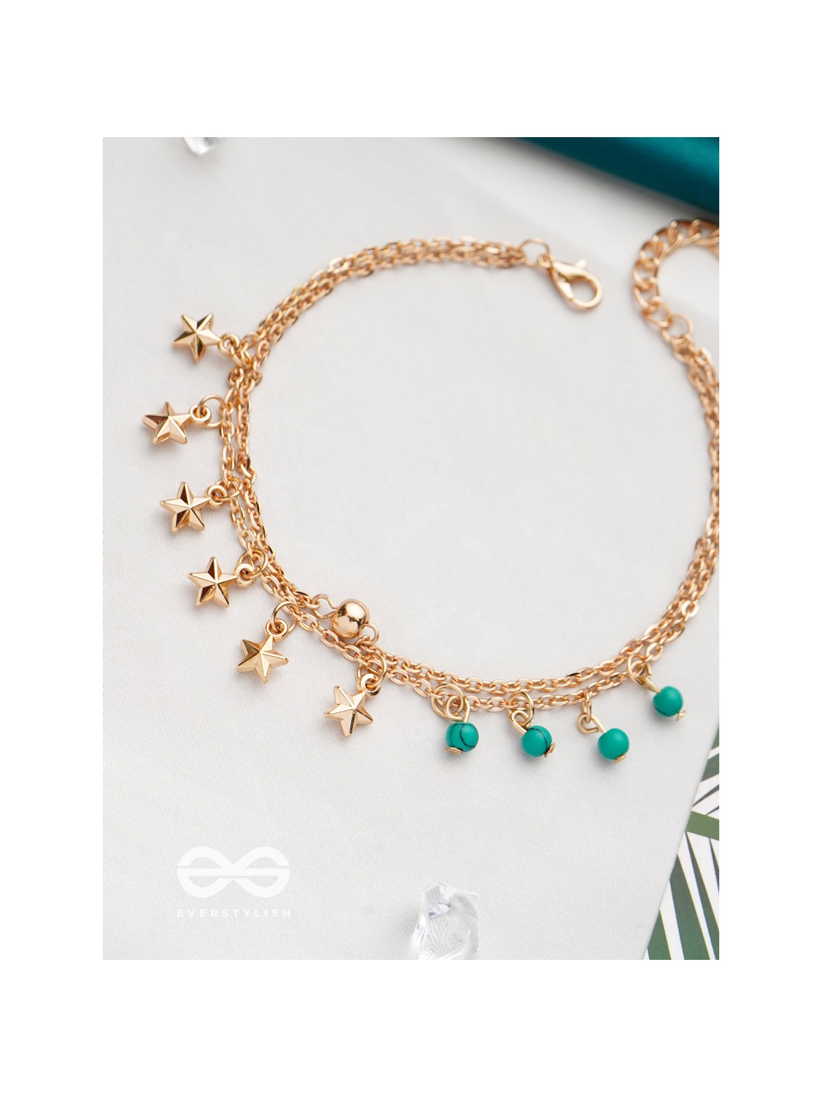 Twinkle Twinkle Lil Star- Golden Embellished Bracelet