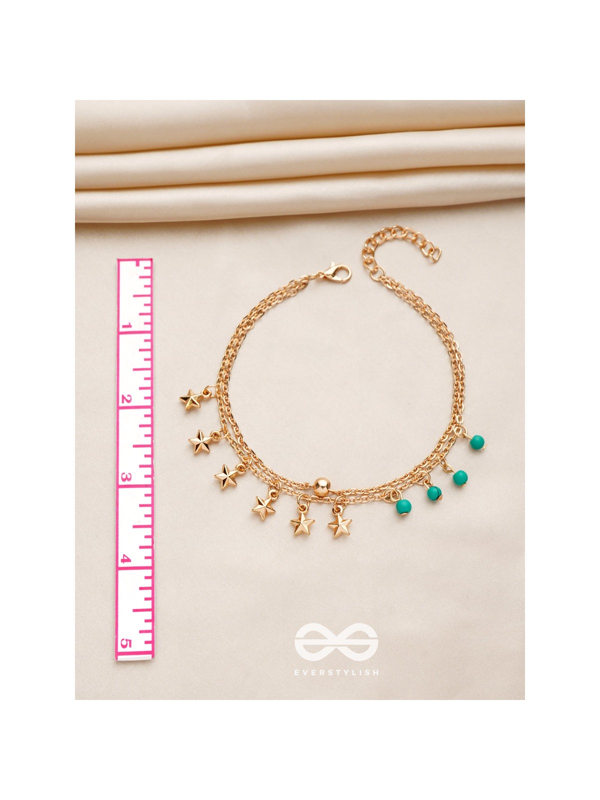 Twinkle Twinkle Lil Star- Golden Embellished Bracelet