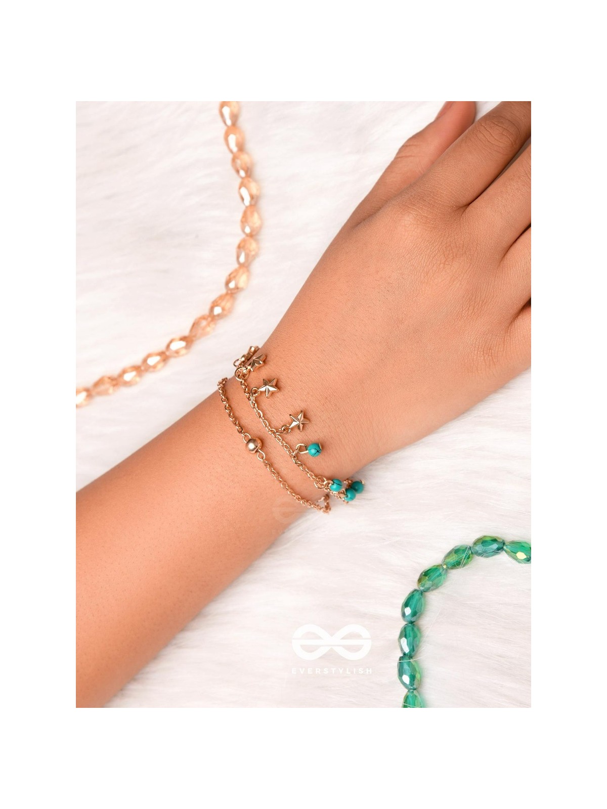 Twinkle Twinkle Lil Star- Golden Embellished Bracelet