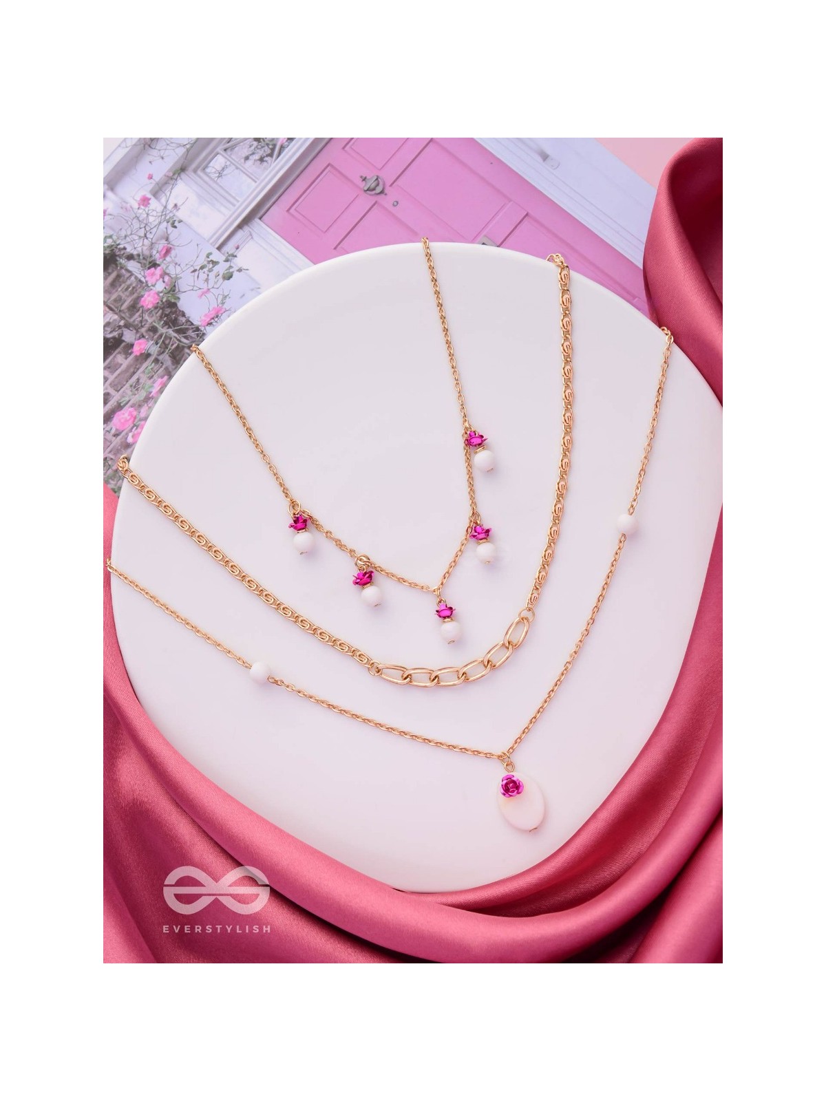 The String Lights- Golden Layered Necklace