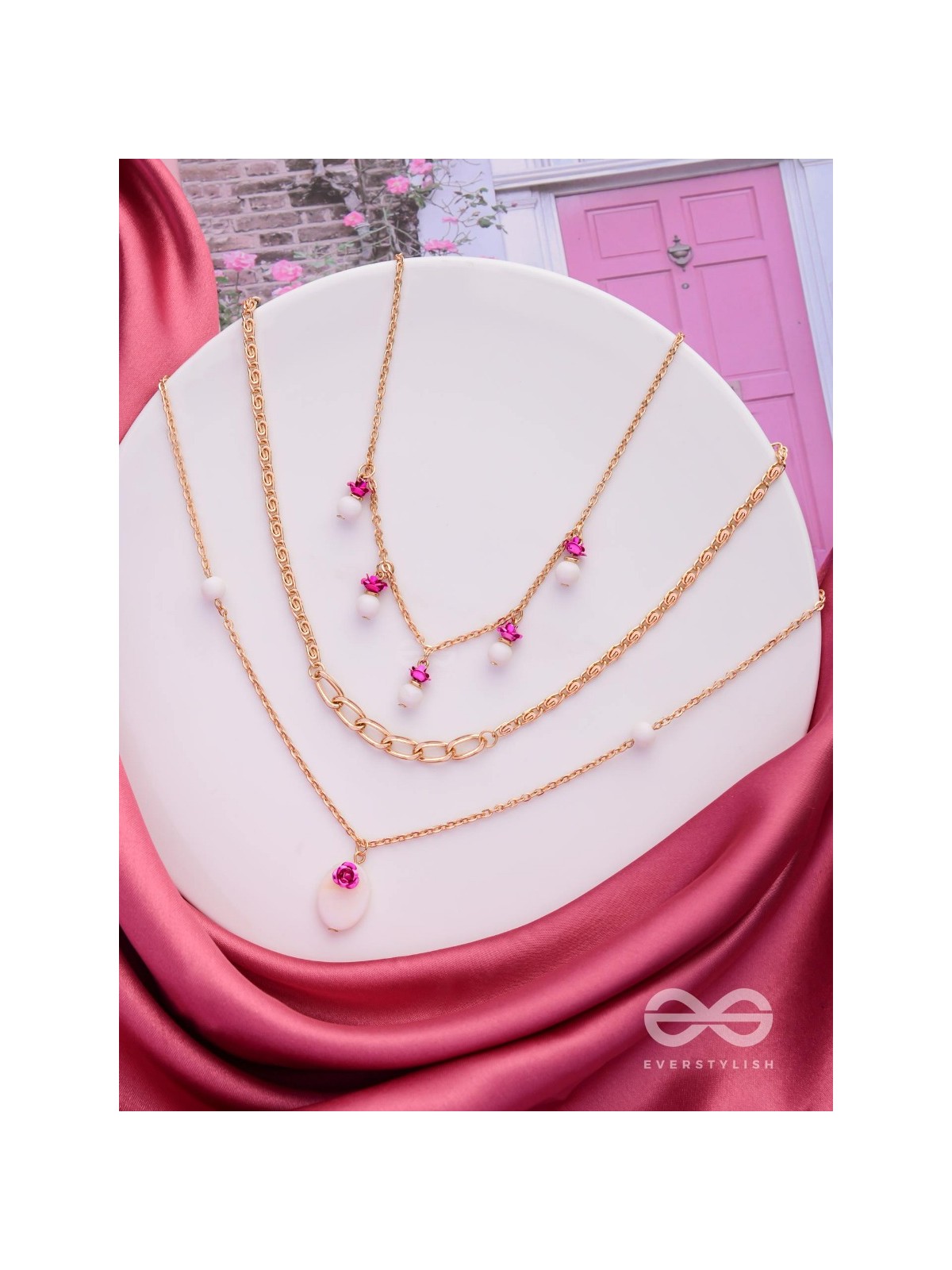 The String Lights- Golden Layered Necklace