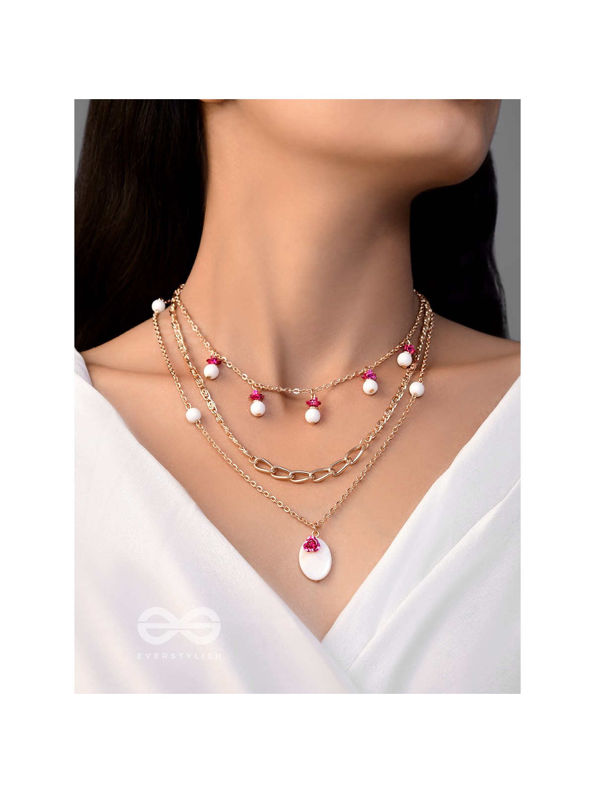 The String Lights- Golden Layered Necklace