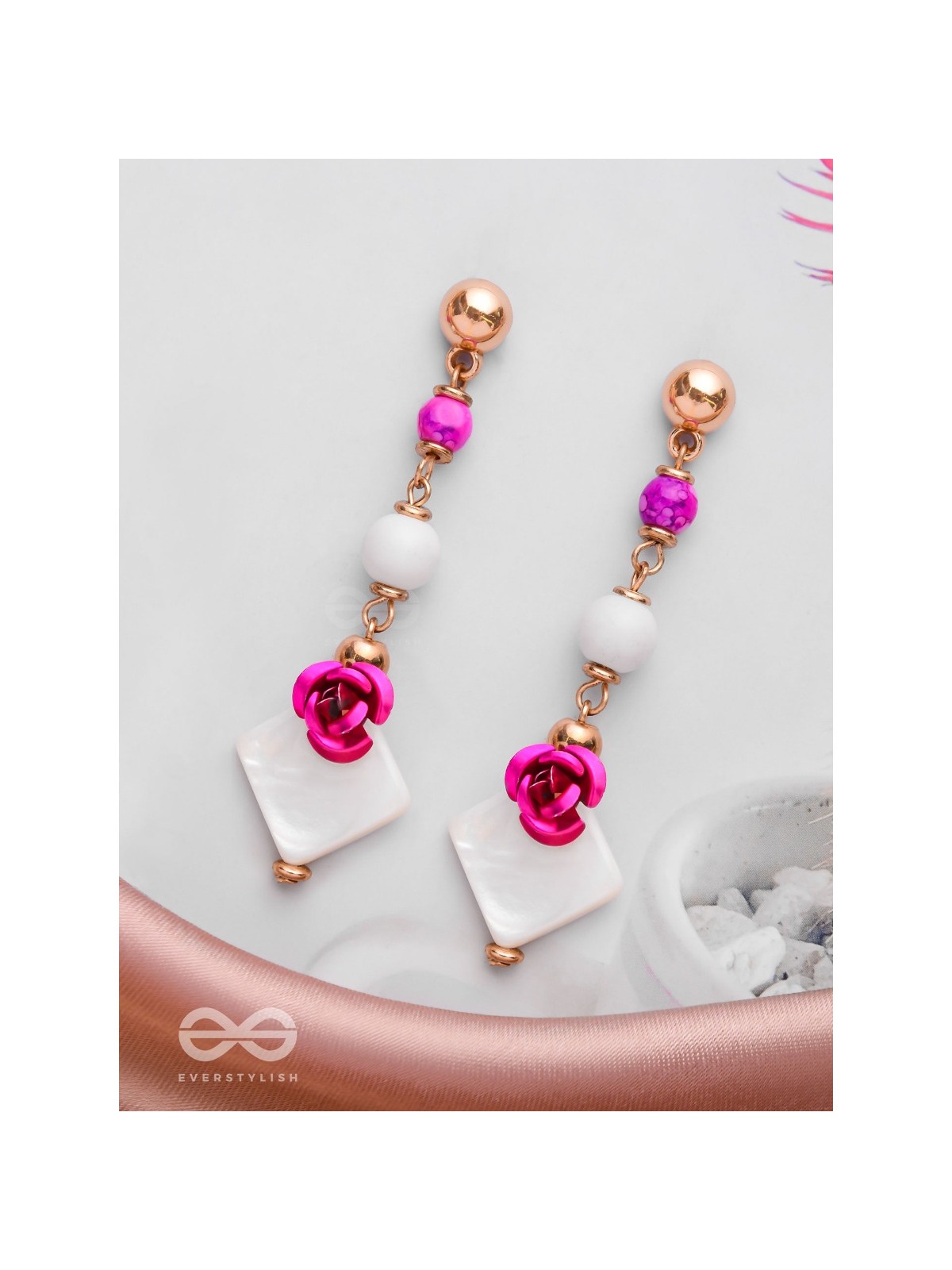THE SPRING FLING - PLAYFUL PEARL DROP EARRINGS 