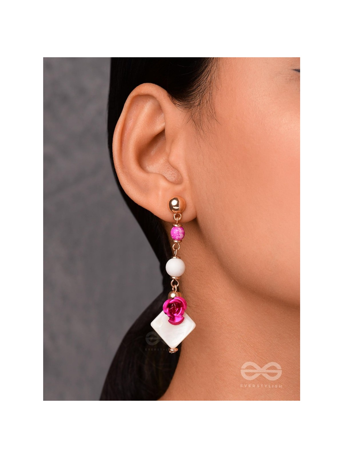 THE SPRING FLING - PLAYFUL PEARL DROP EARRINGS 