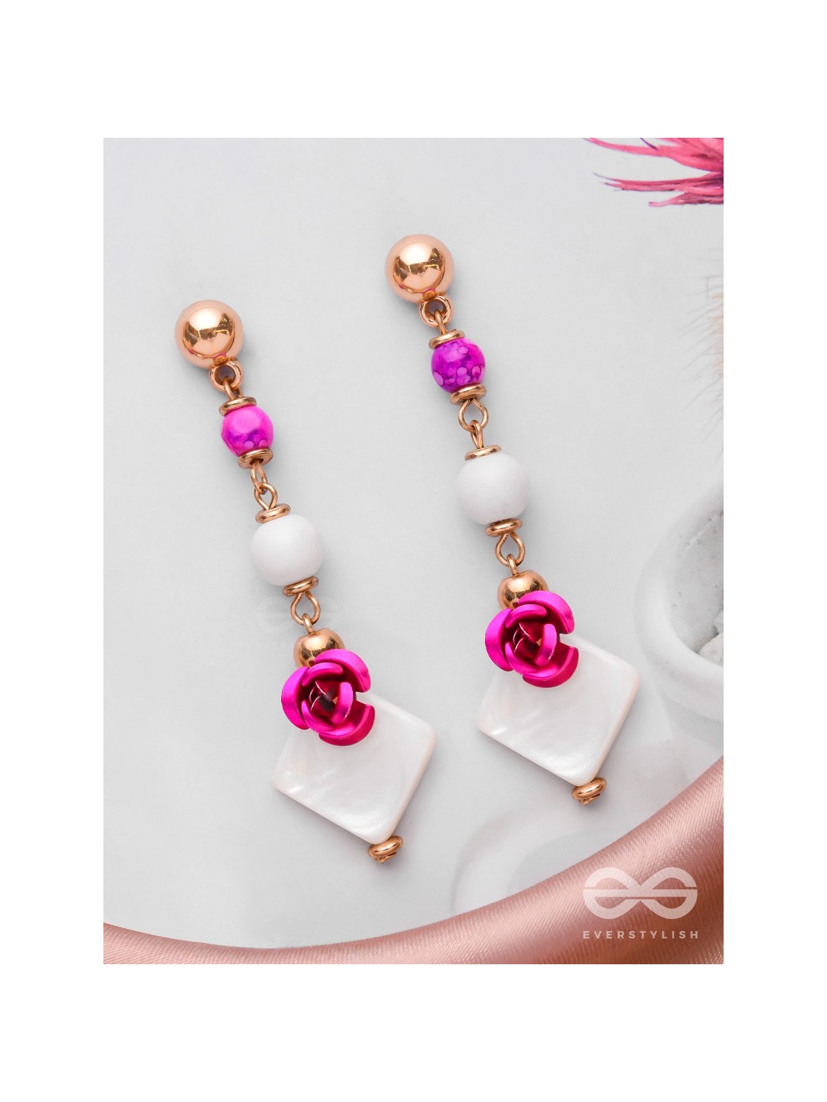 THE SPRING FLING - PLAYFUL PEARL DROP EARRINGS 
