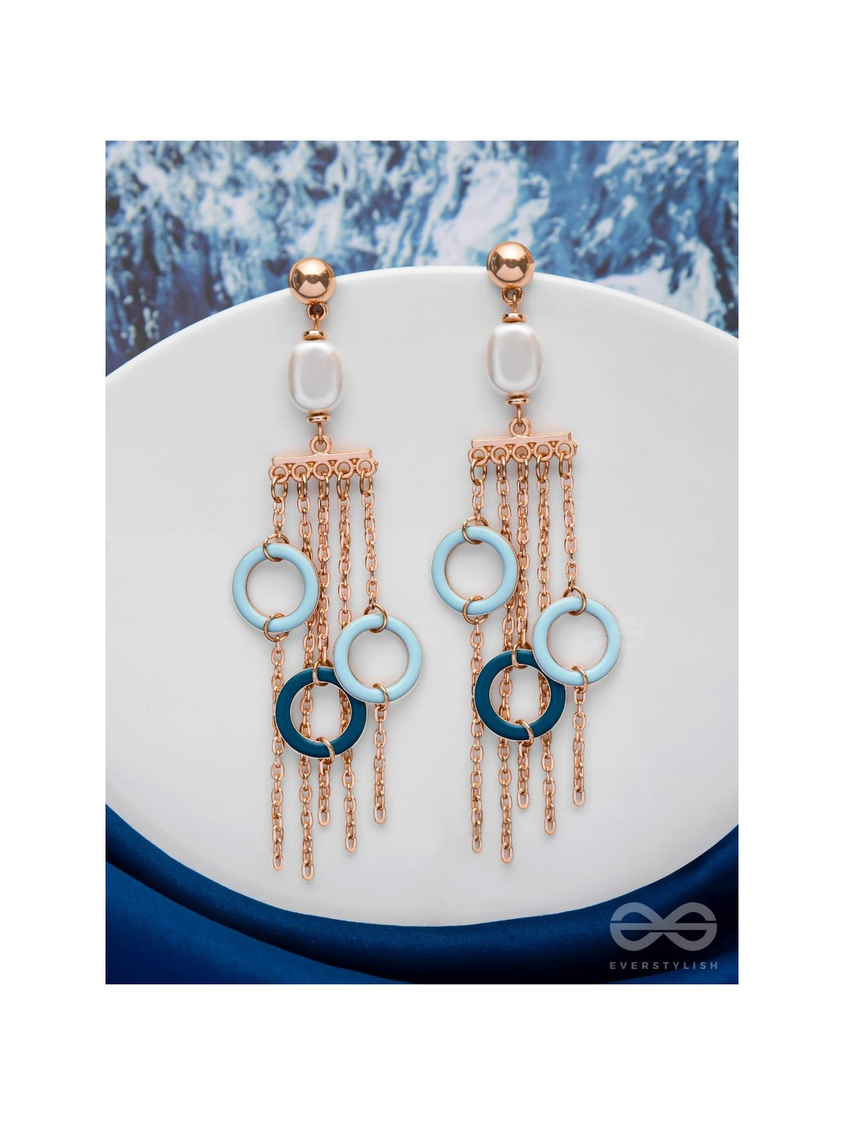MELODIES OF RAINS- MODERN STATEMENT EARRINGS