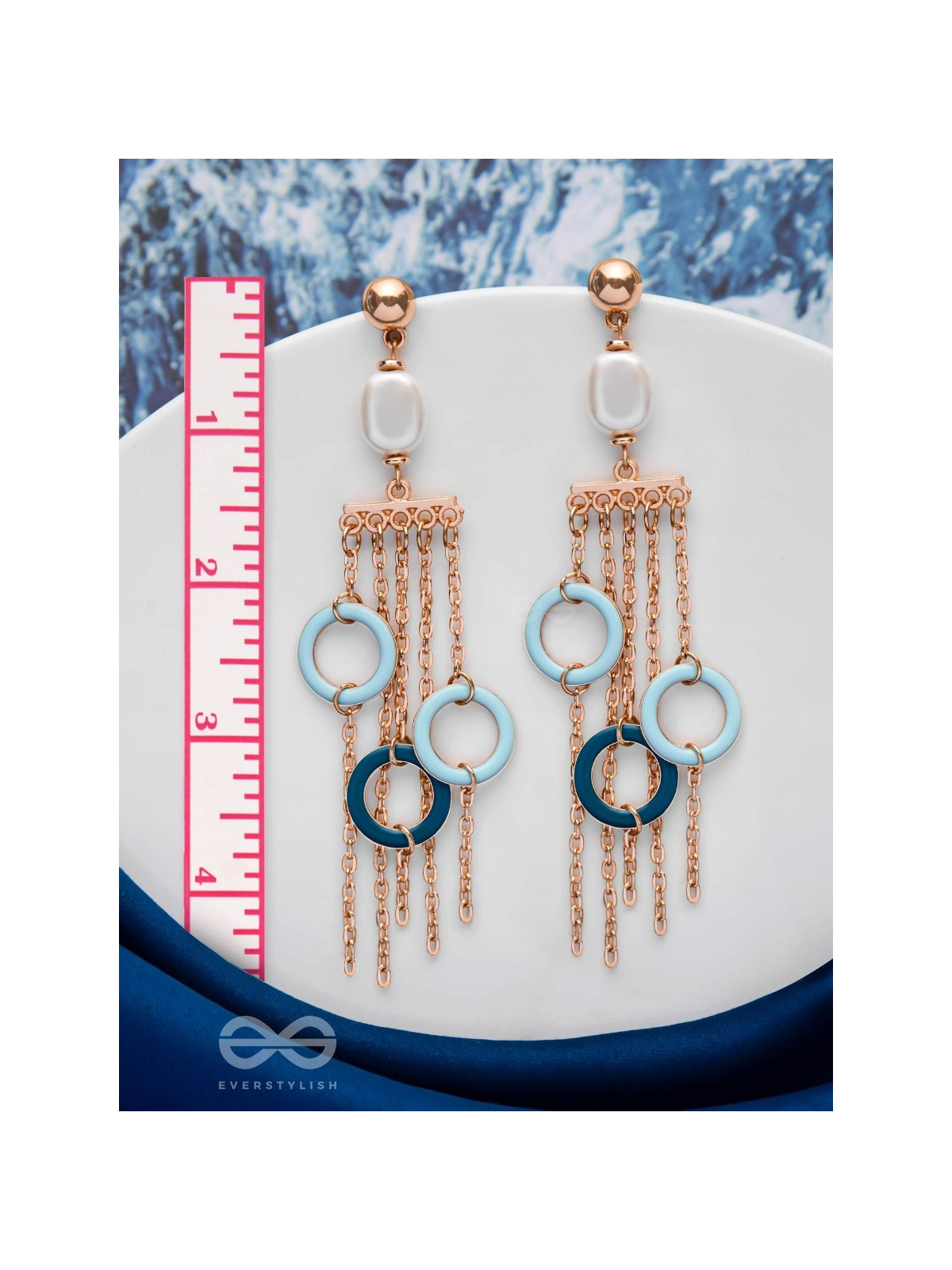 MELODIES OF RAINS- MODERN STATEMENT EARRINGS