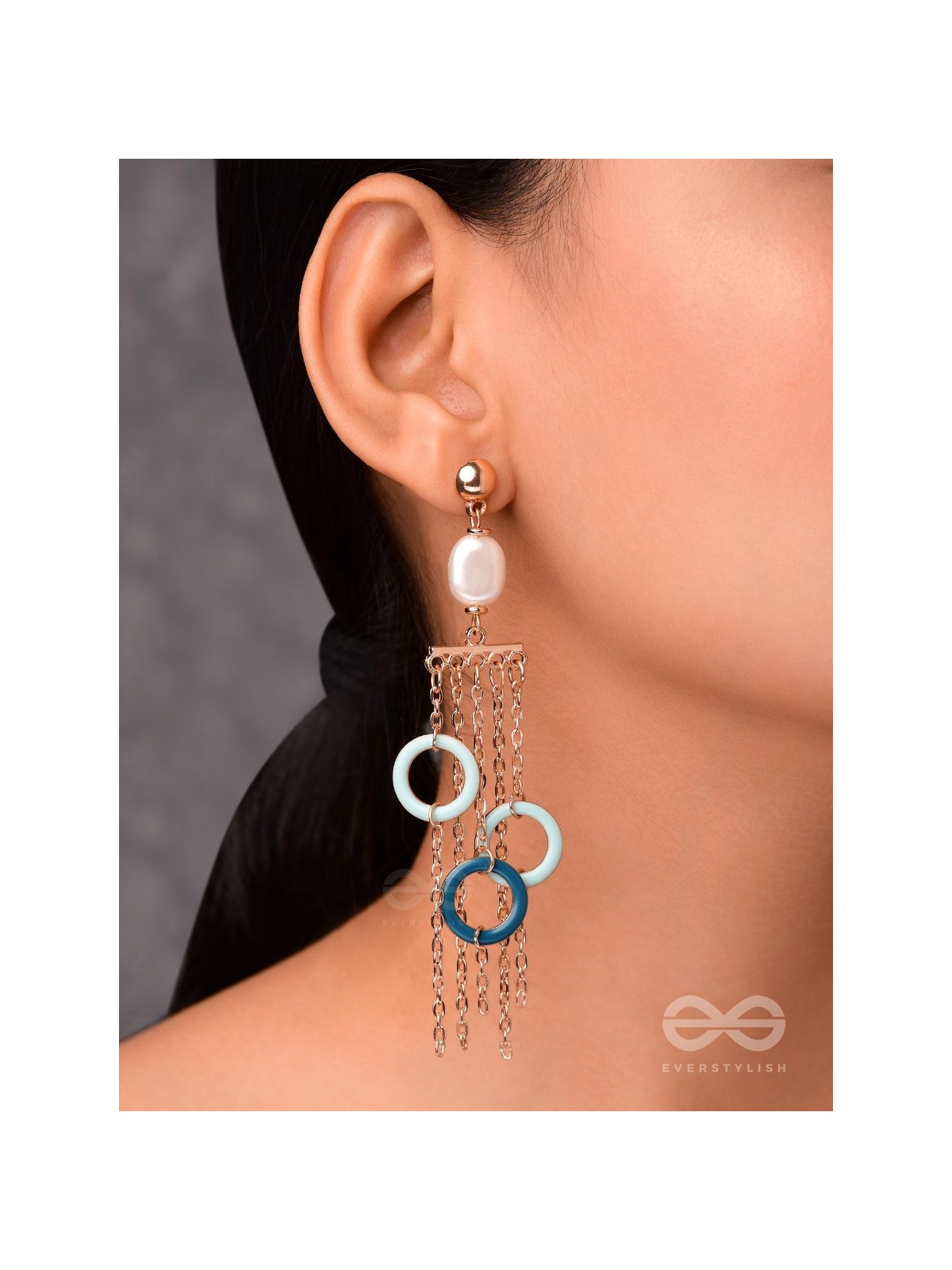 MELODIES OF RAINS- MODERN STATEMENT EARRINGS
