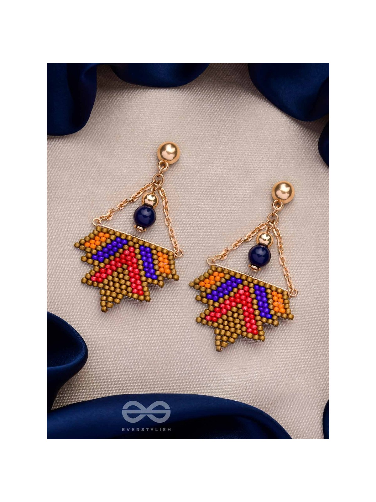 FUNKY FUSION FLINGS - BEADED BOHEMIAN EARRINGS