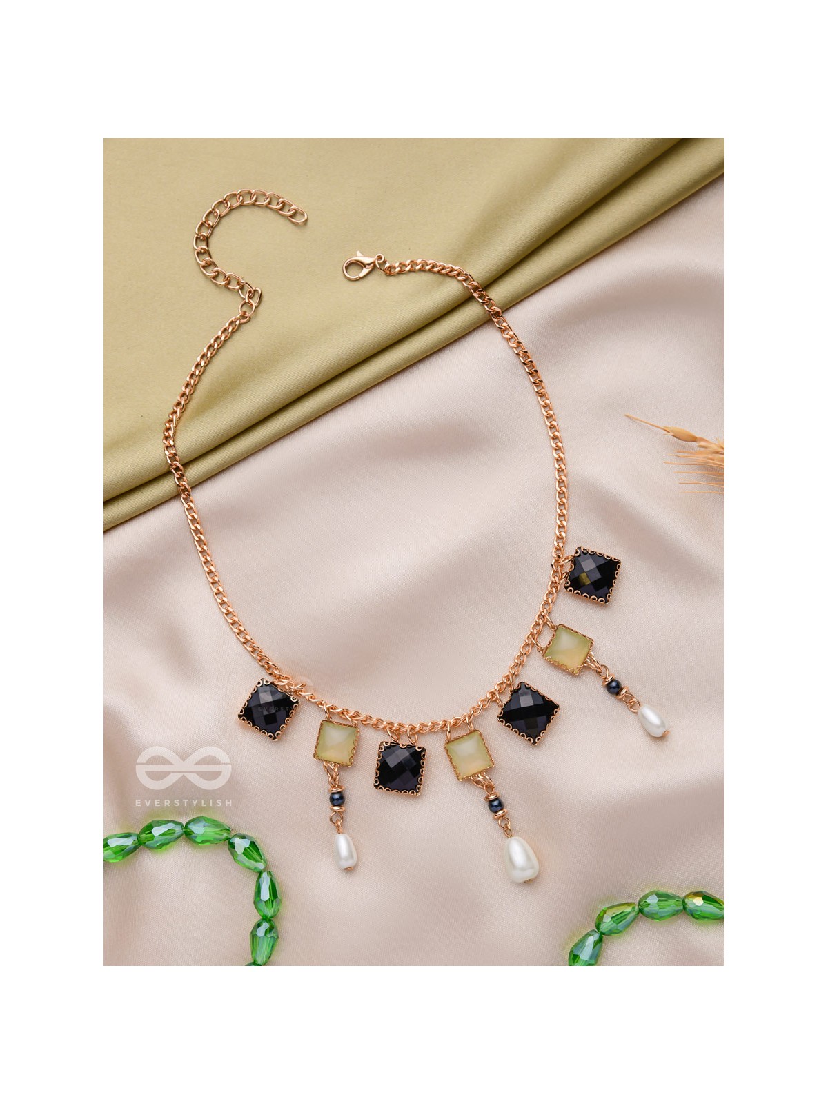 The Midnight Romance - Elegant Necklace With Anti-Tarnish Coating 