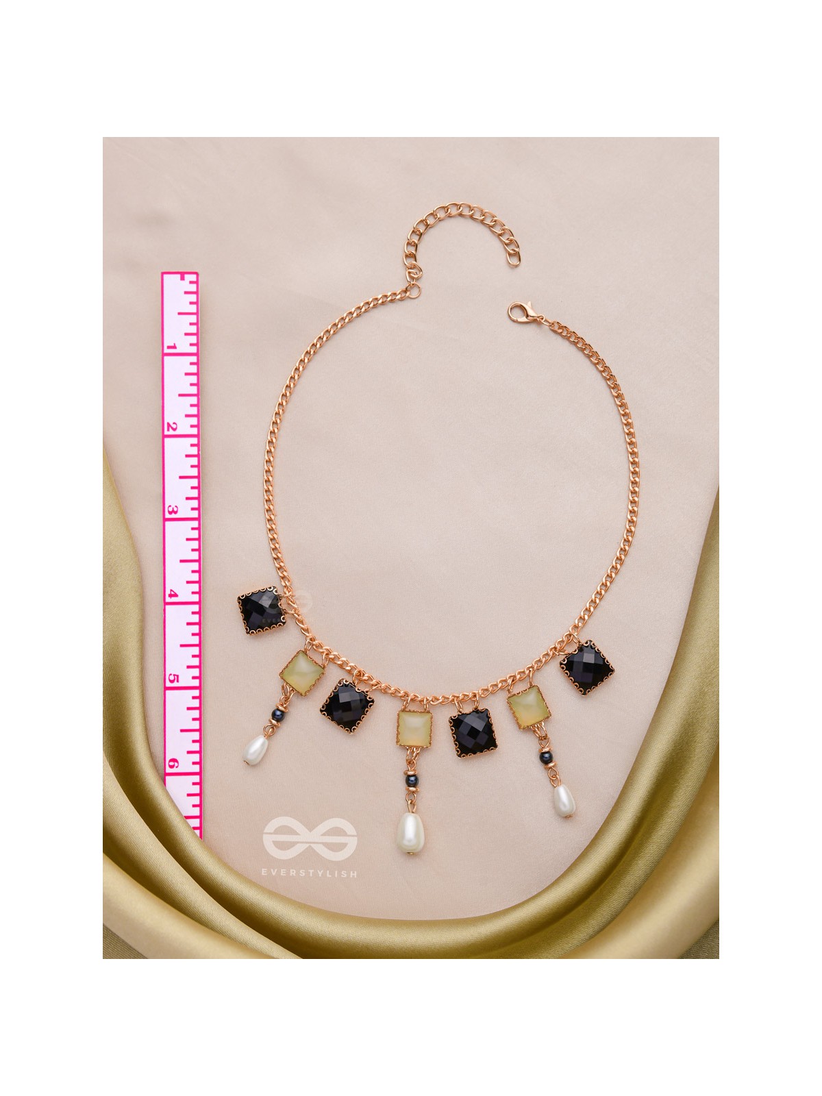 The Midnight Romance - Elegant Necklace With Anti-Tarnish Coating 