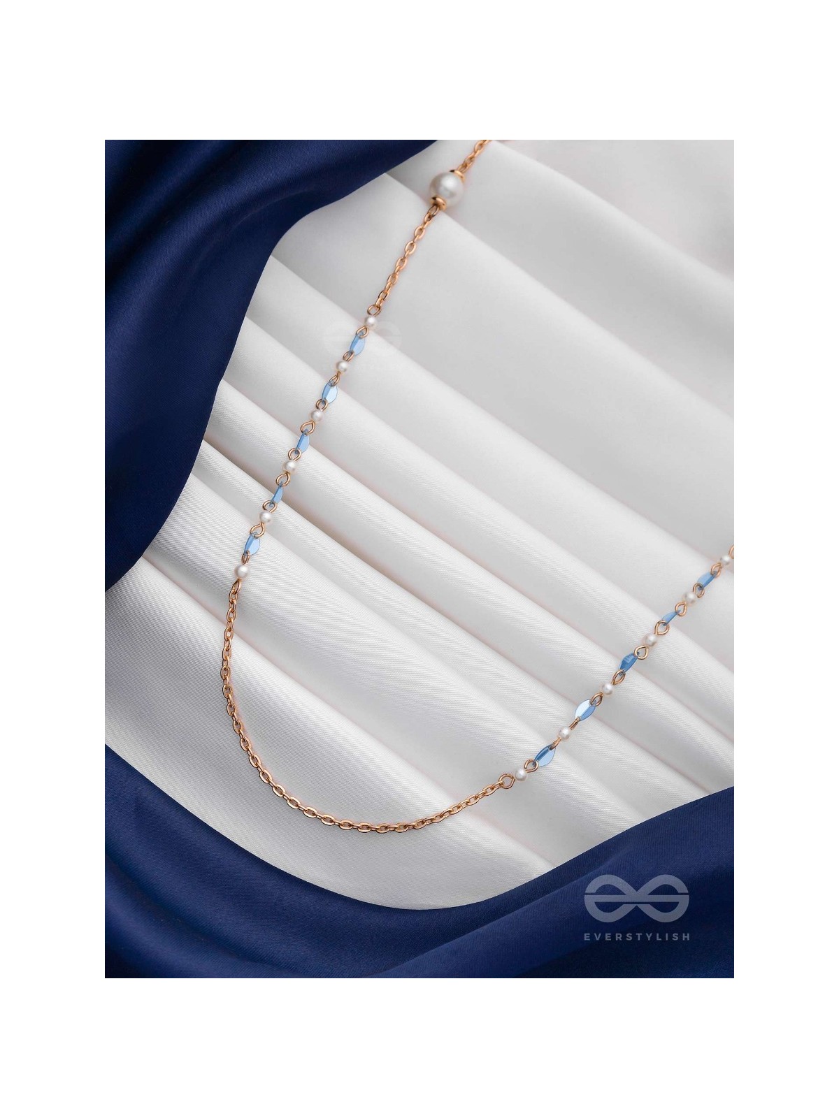 The Freshwater Magic - Beaded Two Layers Necklace With Anti-Tarnish Coating 