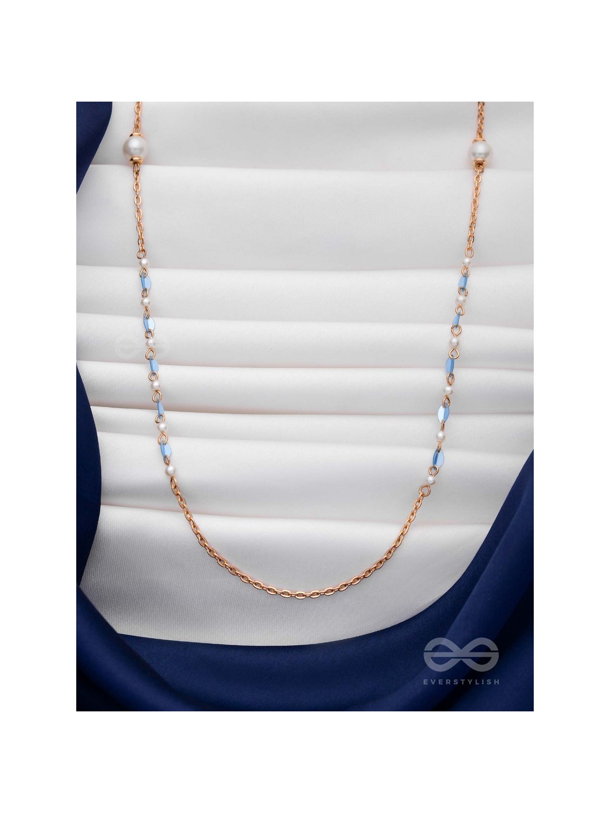 The Freshwater Magic - Beaded Two Layers Necklace With Anti-Tarnish Coating 