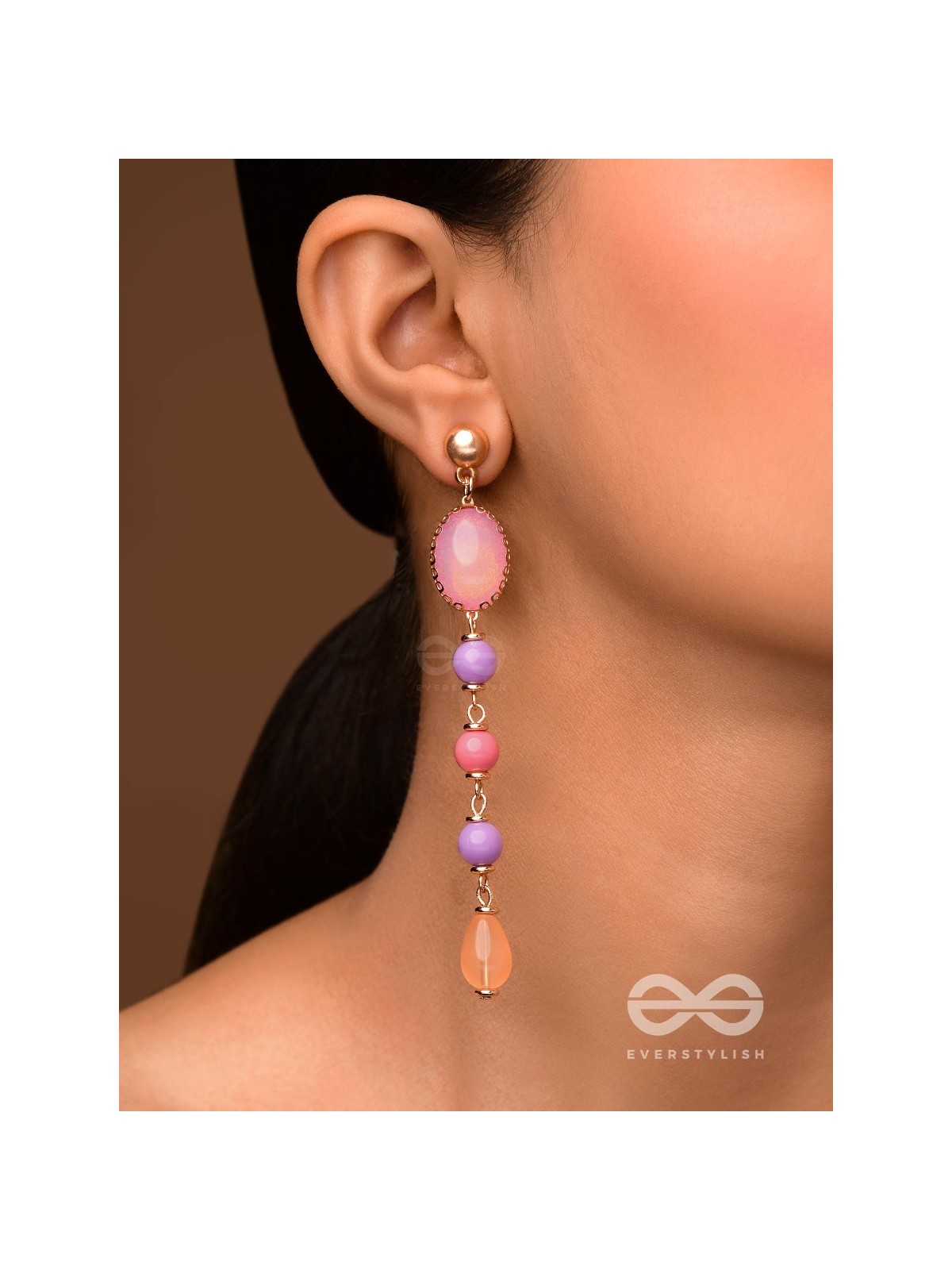 THE PASTEL RAYS - ELEGANT DROP EARRINGS