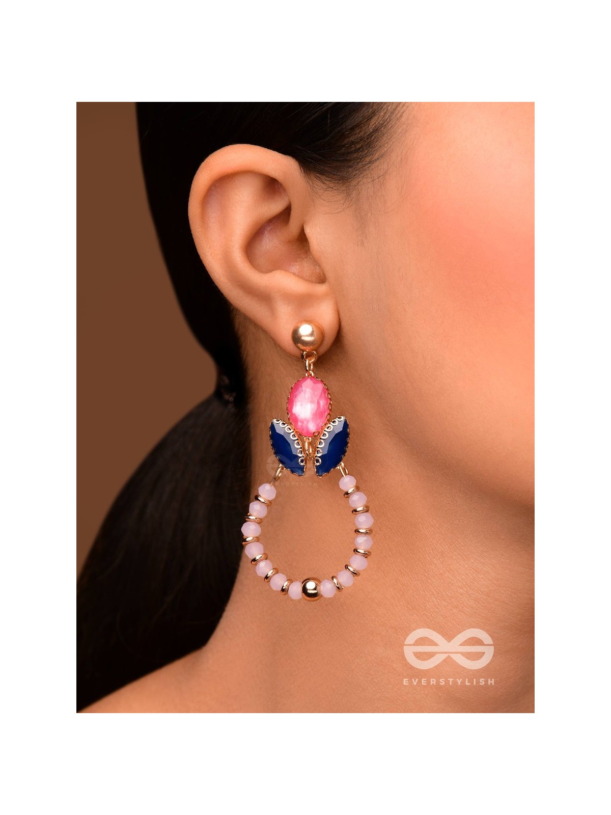 THE ENCHANTING WHISPERERS - GOLDEN STATEMENT EARRINGS