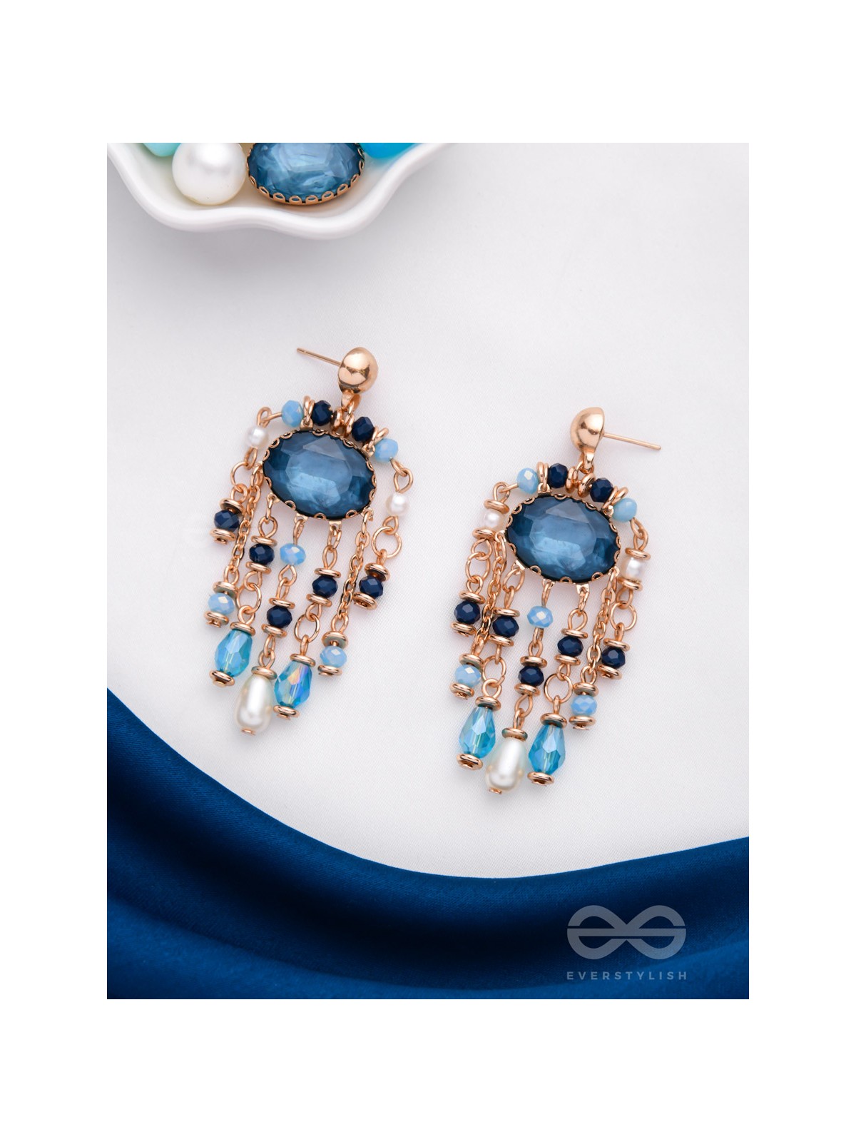 THE SPARKLING SKYLINE - STATEMENT DROP EARRINGS