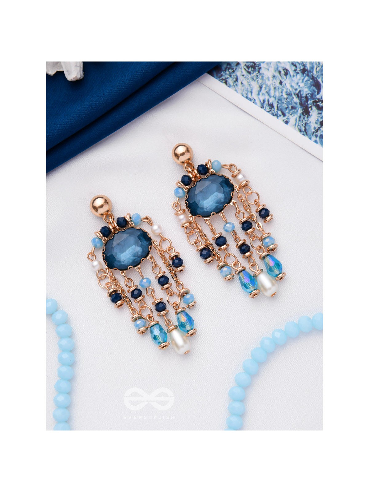 THE SPARKLING SKYLINE - STATEMENT DROP EARRINGS