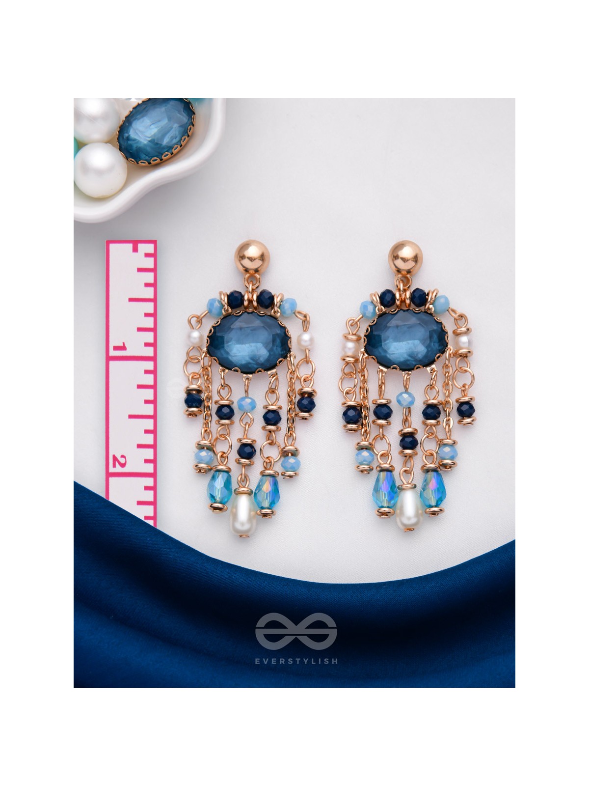 THE SPARKLING SKYLINE - STATEMENT DROP EARRINGS