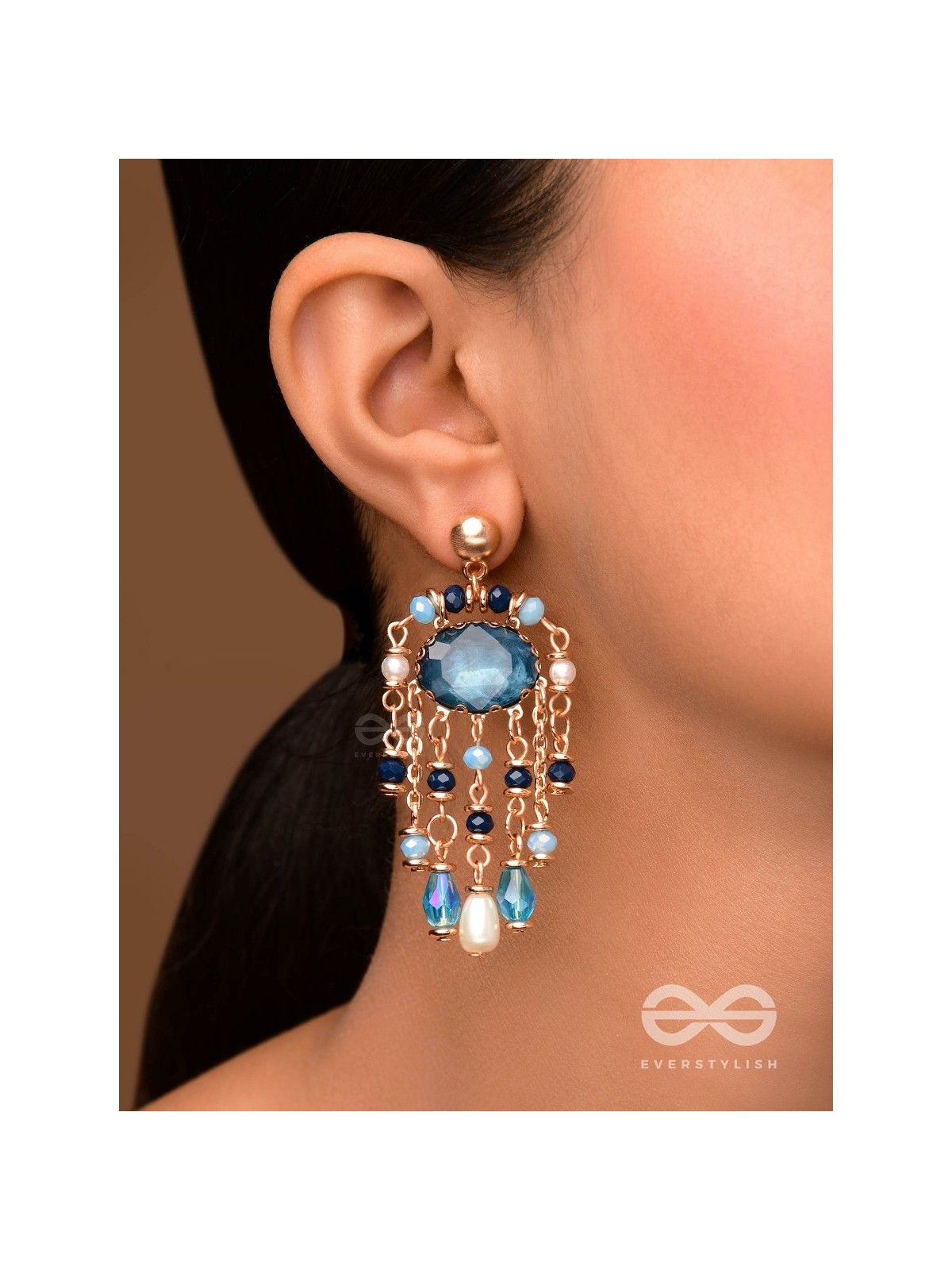 THE SPARKLING SKYLINE - STATEMENT DROP EARRINGS