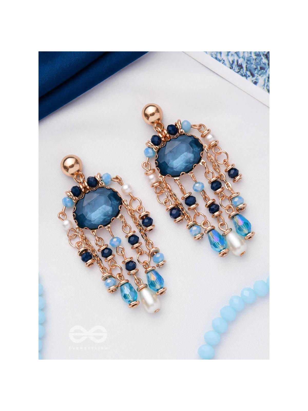 THE SPARKLING SKYLINE - STATEMENT DROP EARRINGS