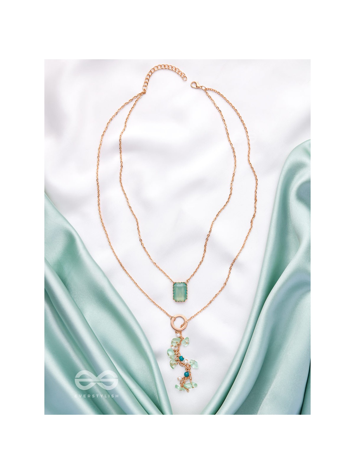 The Evergreen Charms - Classic Two Layered Neckpiece With Anti-Tarnish Coating