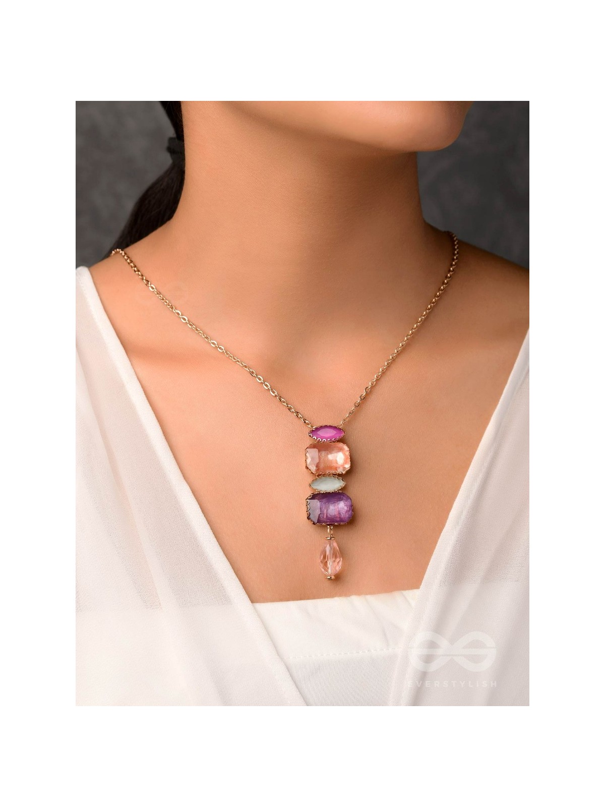 The Colourful Dreams - Handmade Statement Necklace With Anti-Tarnish Coating