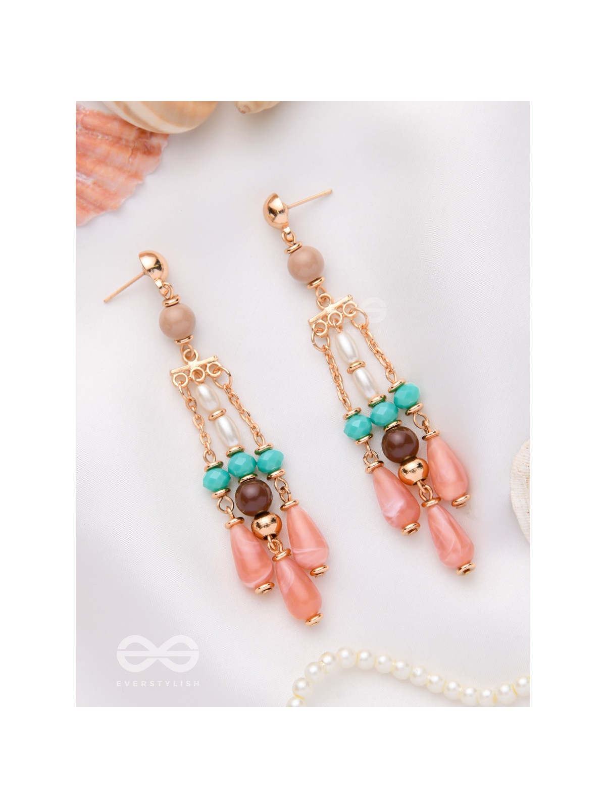 THE WHISPERING CHIMES - BEADED DROP EARRINGS