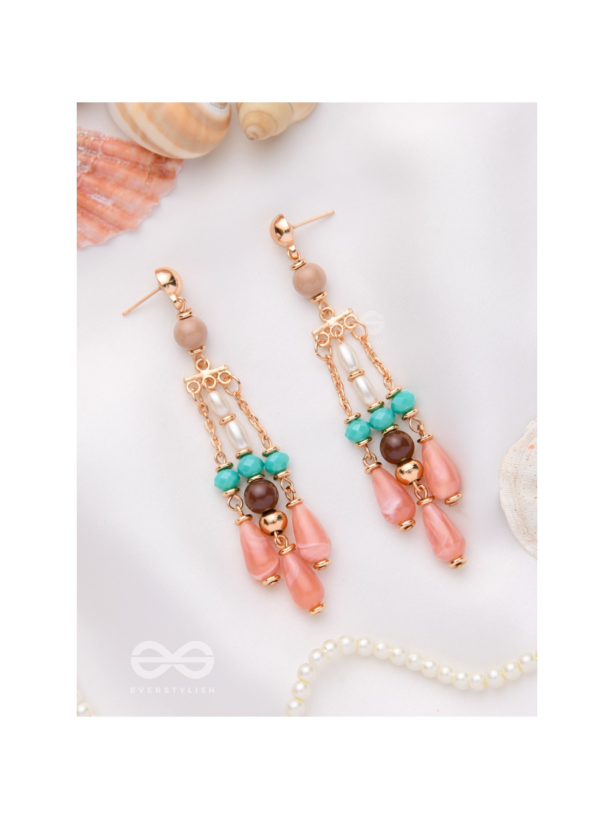 THE WHISPERING CHIMES - BEADED DROP EARRINGS