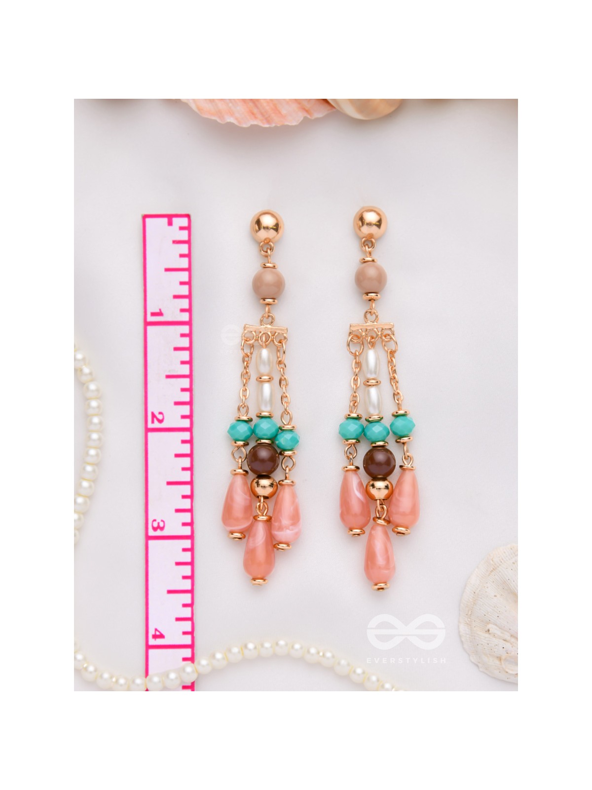 THE WHISPERING CHIMES - BEADED DROP EARRINGS