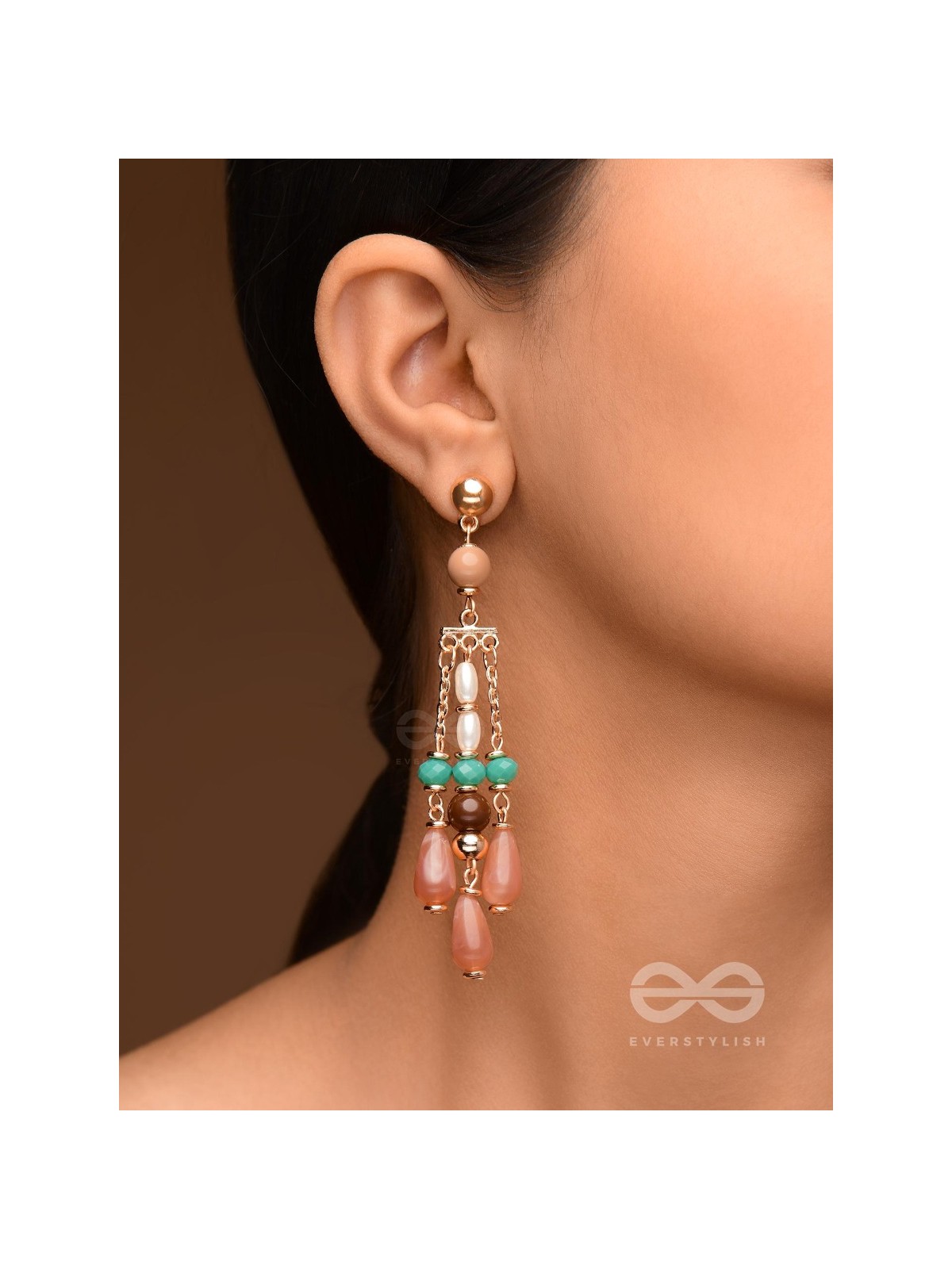 THE WHISPERING CHIMES - BEADED DROP EARRINGS