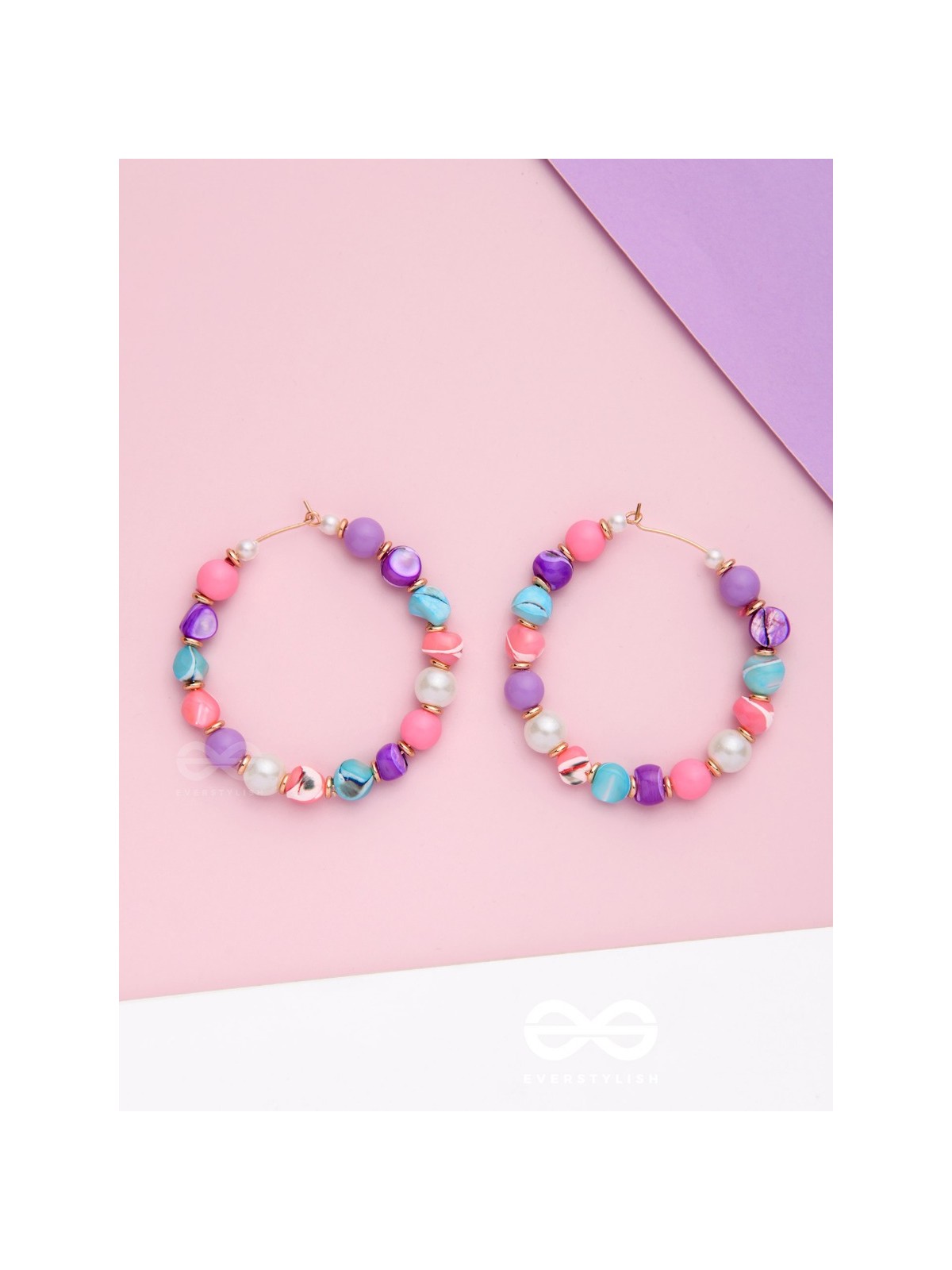 FUNKY FUNFAIR FANTASY - CUTE HOOP EARRINGS