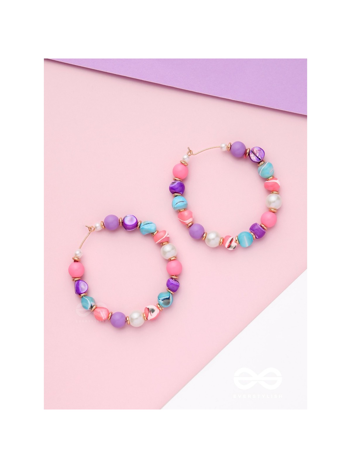 FUNKY FUNFAIR FANTASY - CUTE HOOP EARRINGS