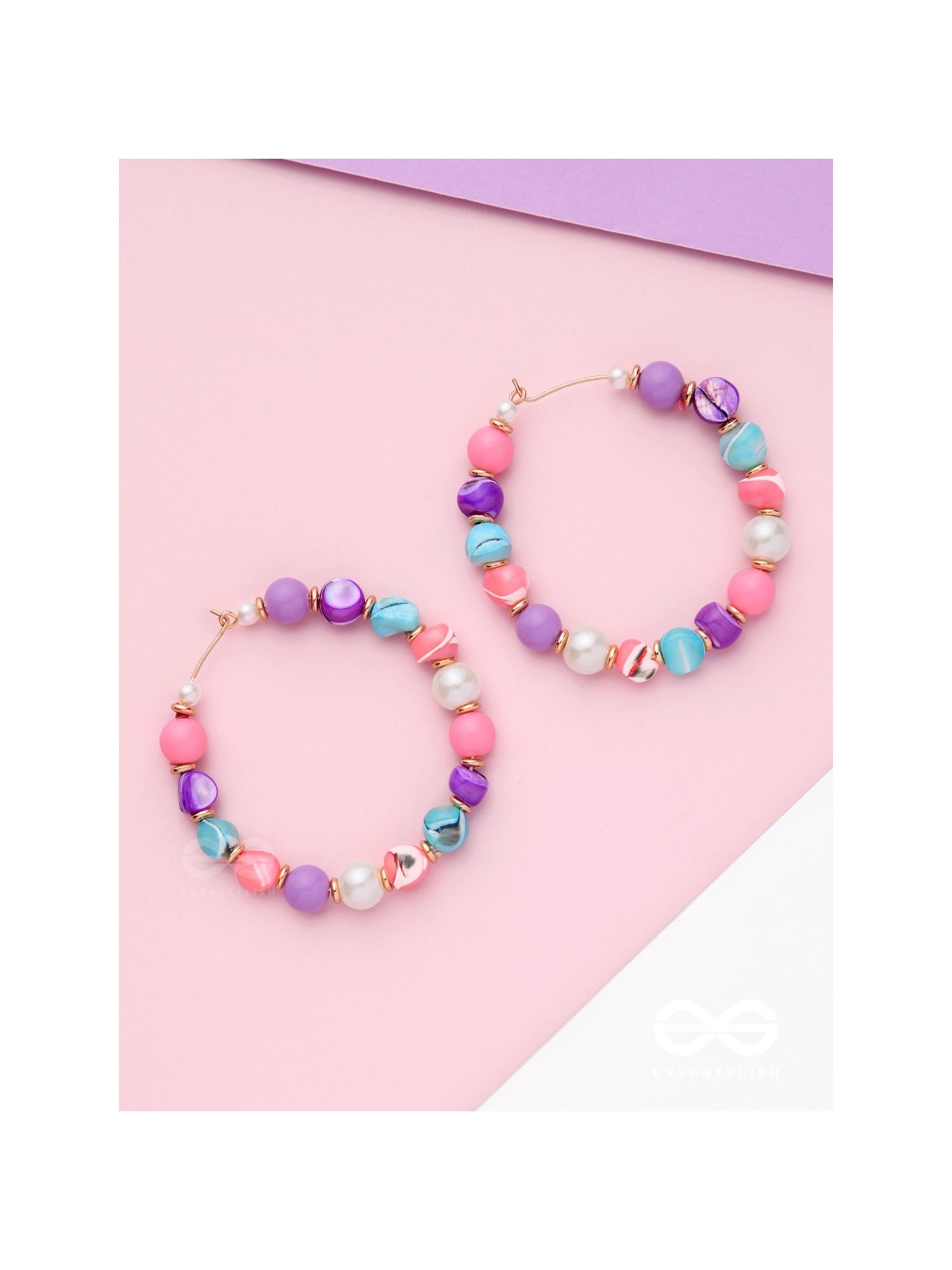 FUNKY FUNFAIR FANTASY - CUTE HOOP EARRINGS