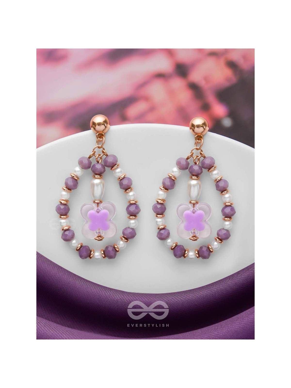 BOTANICAL BLISSFUL BEAUTIES - CLASSIC MODERN EARRINGS